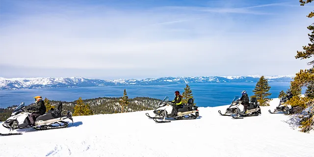 Lake Tahoe Snowmobile Tour