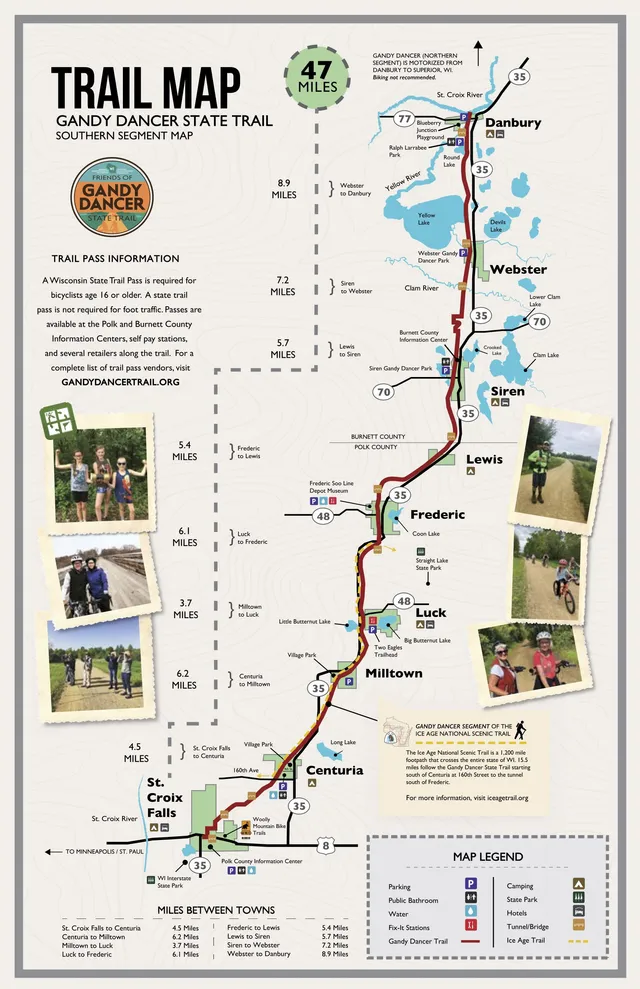 Gandy Dancer Trail Southern Segment