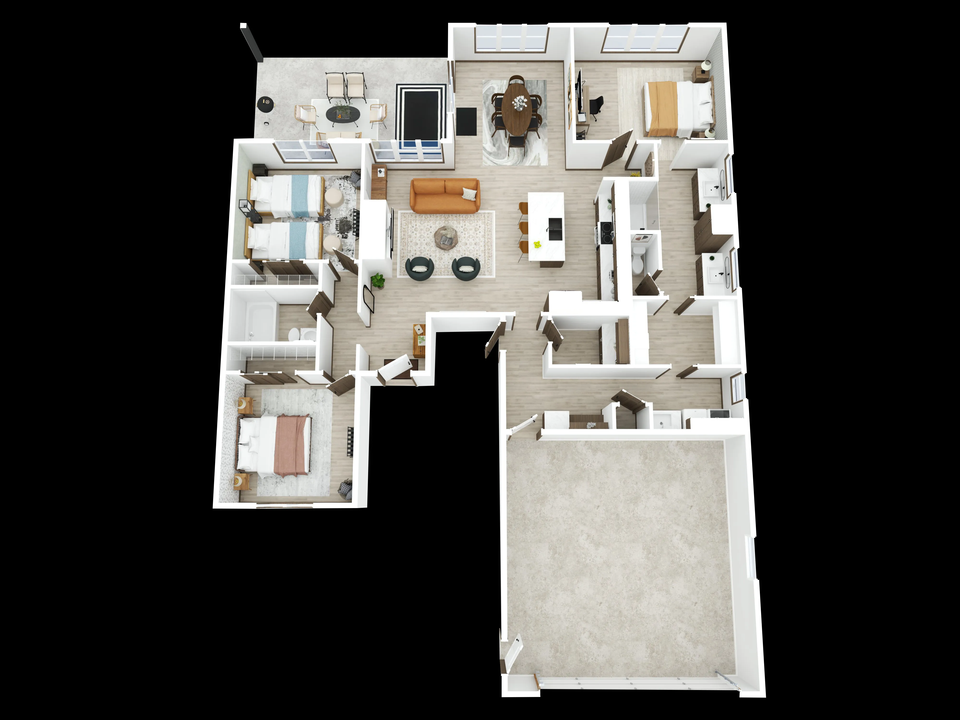See floor plans