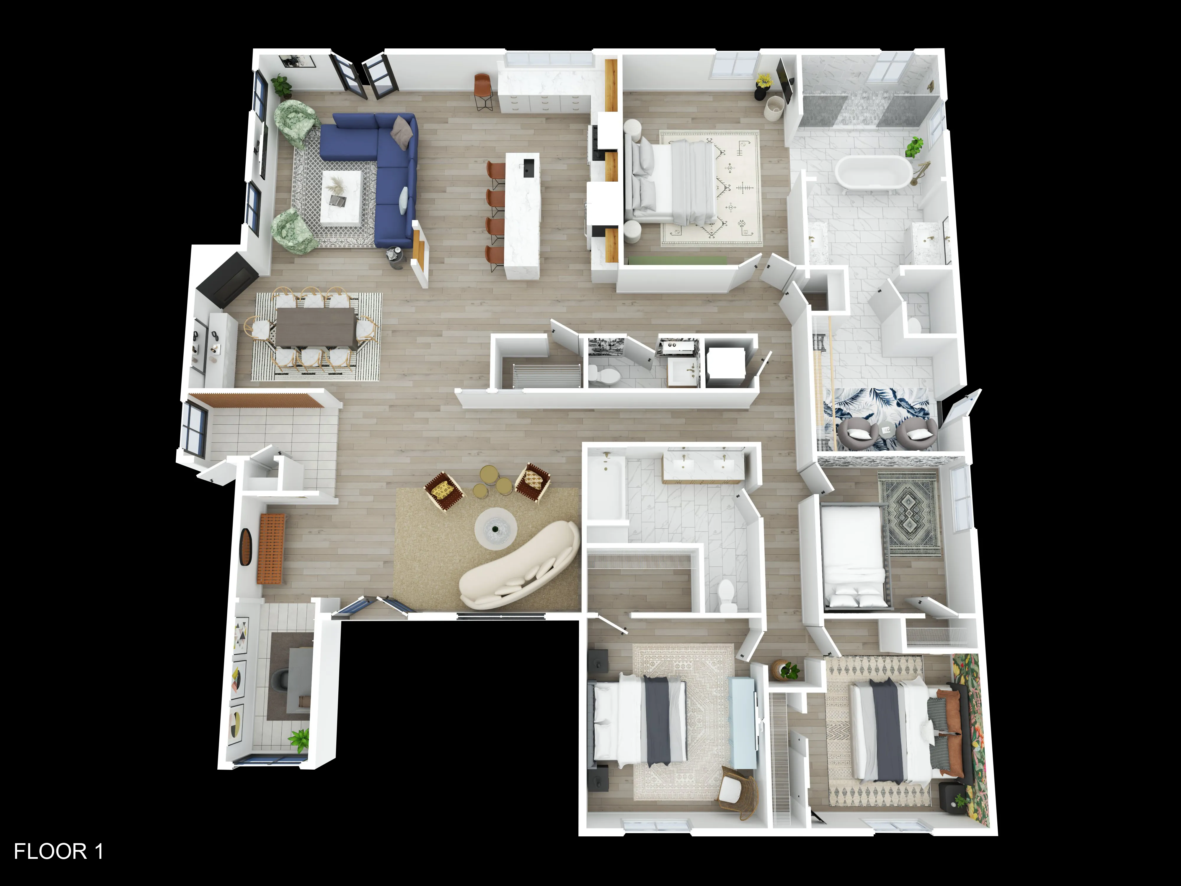 See floor plans