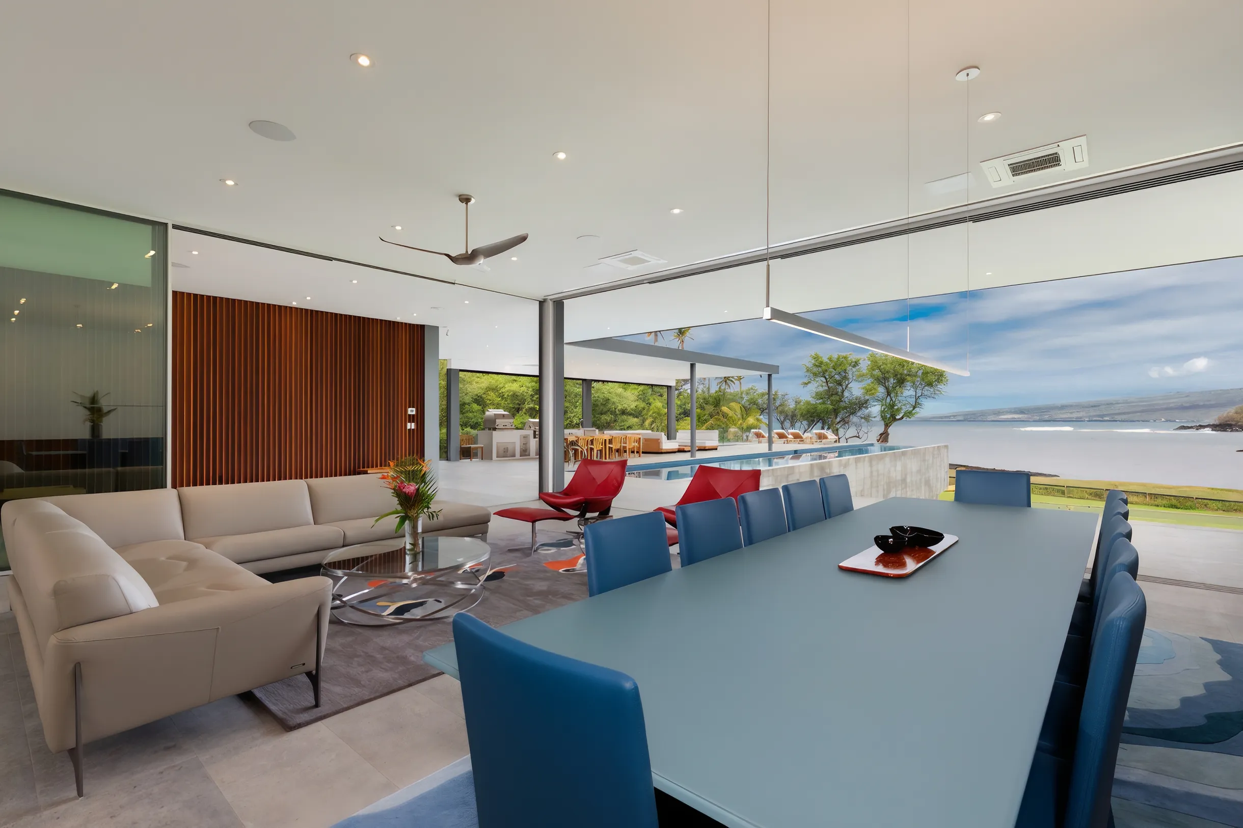 Puako’s Ocean Edge Modern Estate #12