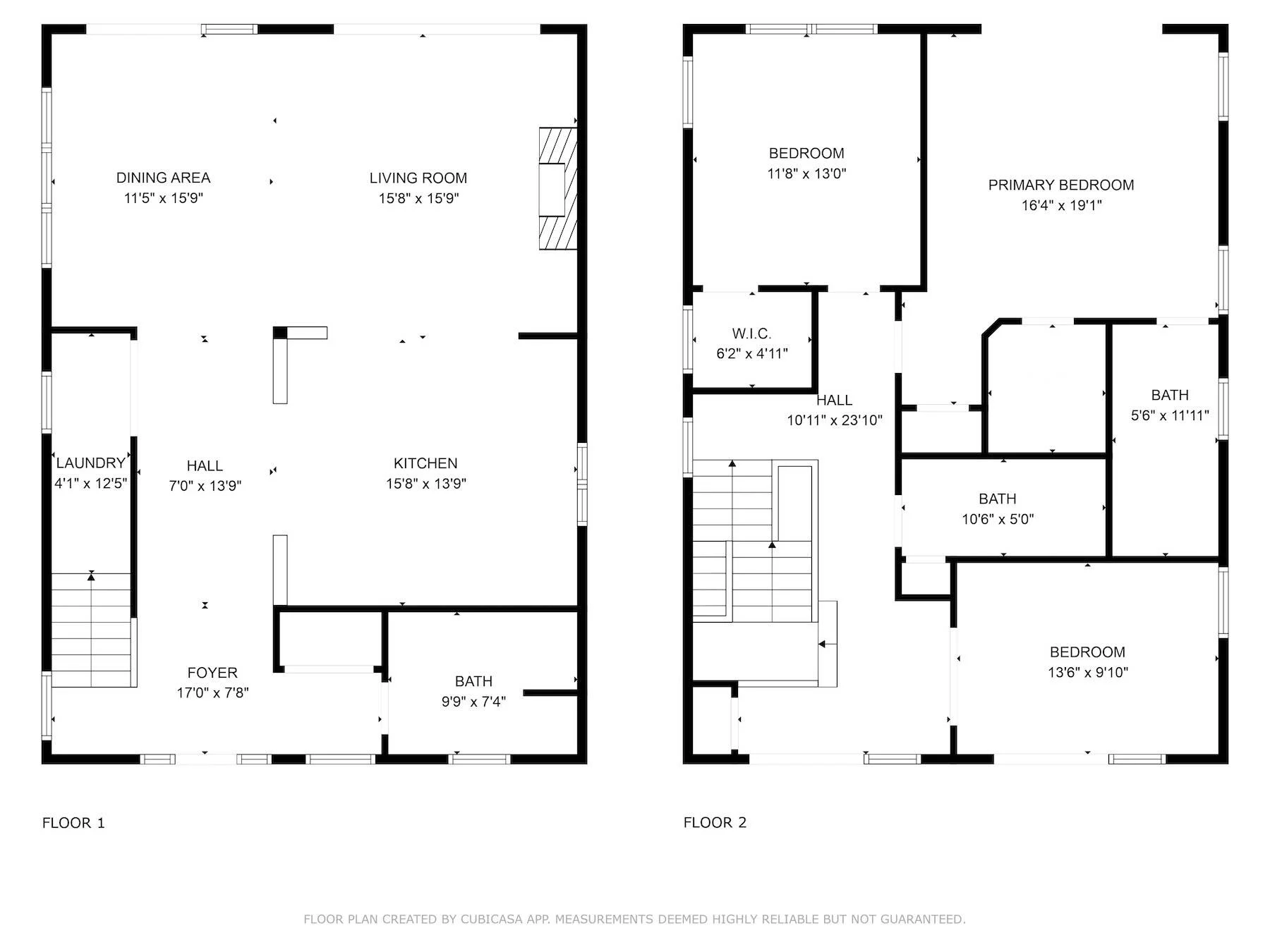 See floor plans