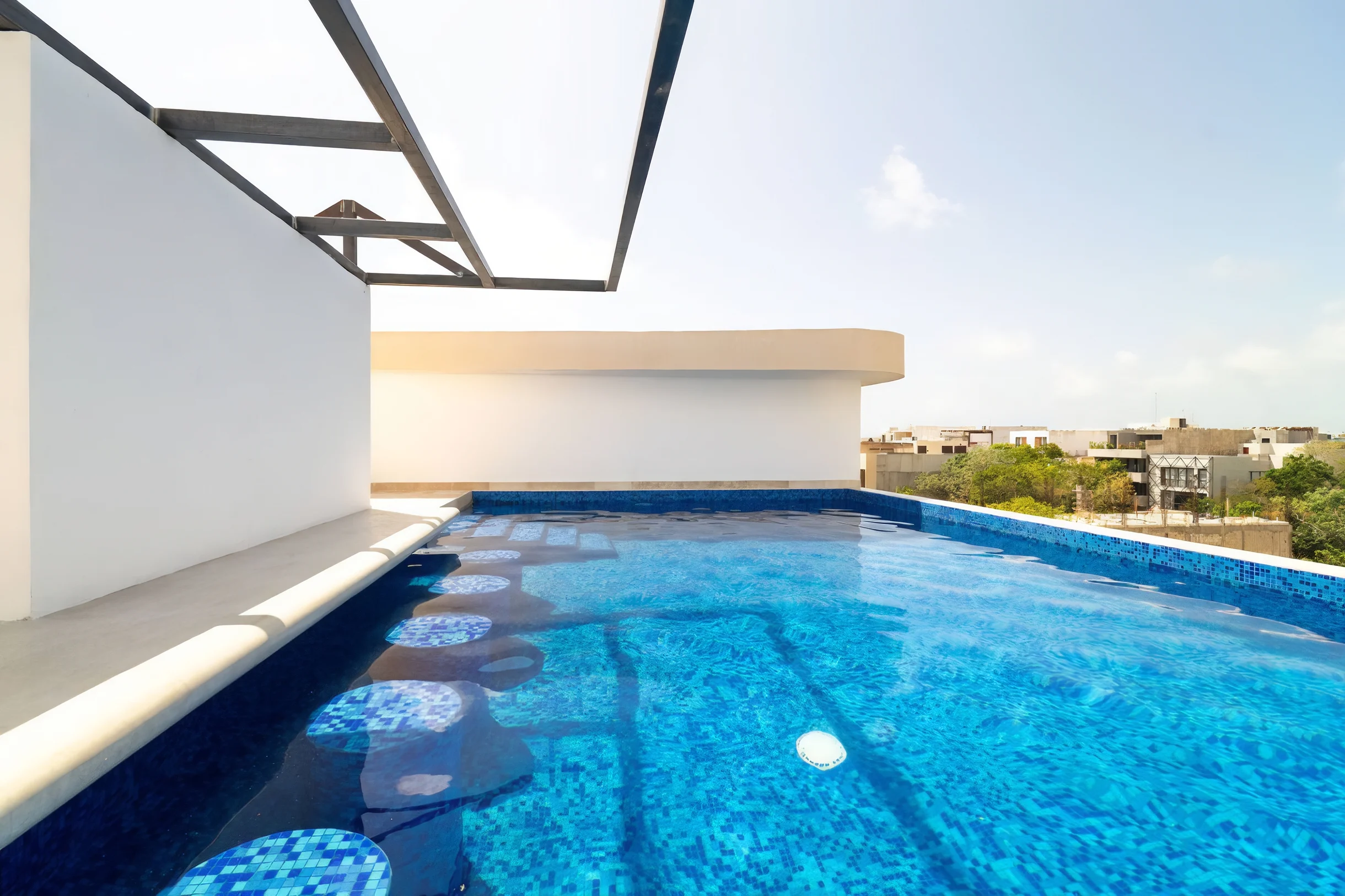 King Studio w/ Balcony, Rooftop Pool | Aldea Zama #20