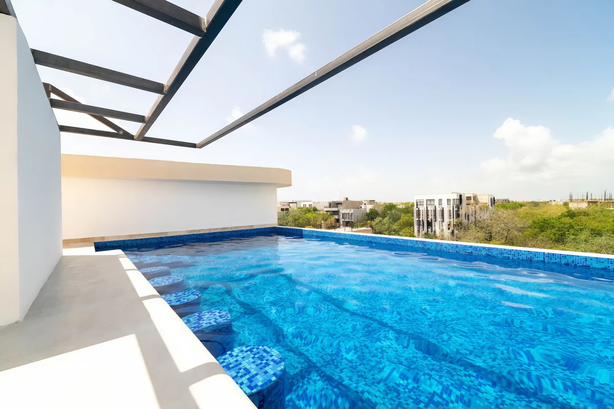 King Studio w/ Balcony, Rooftop Pool | Aldea Zama