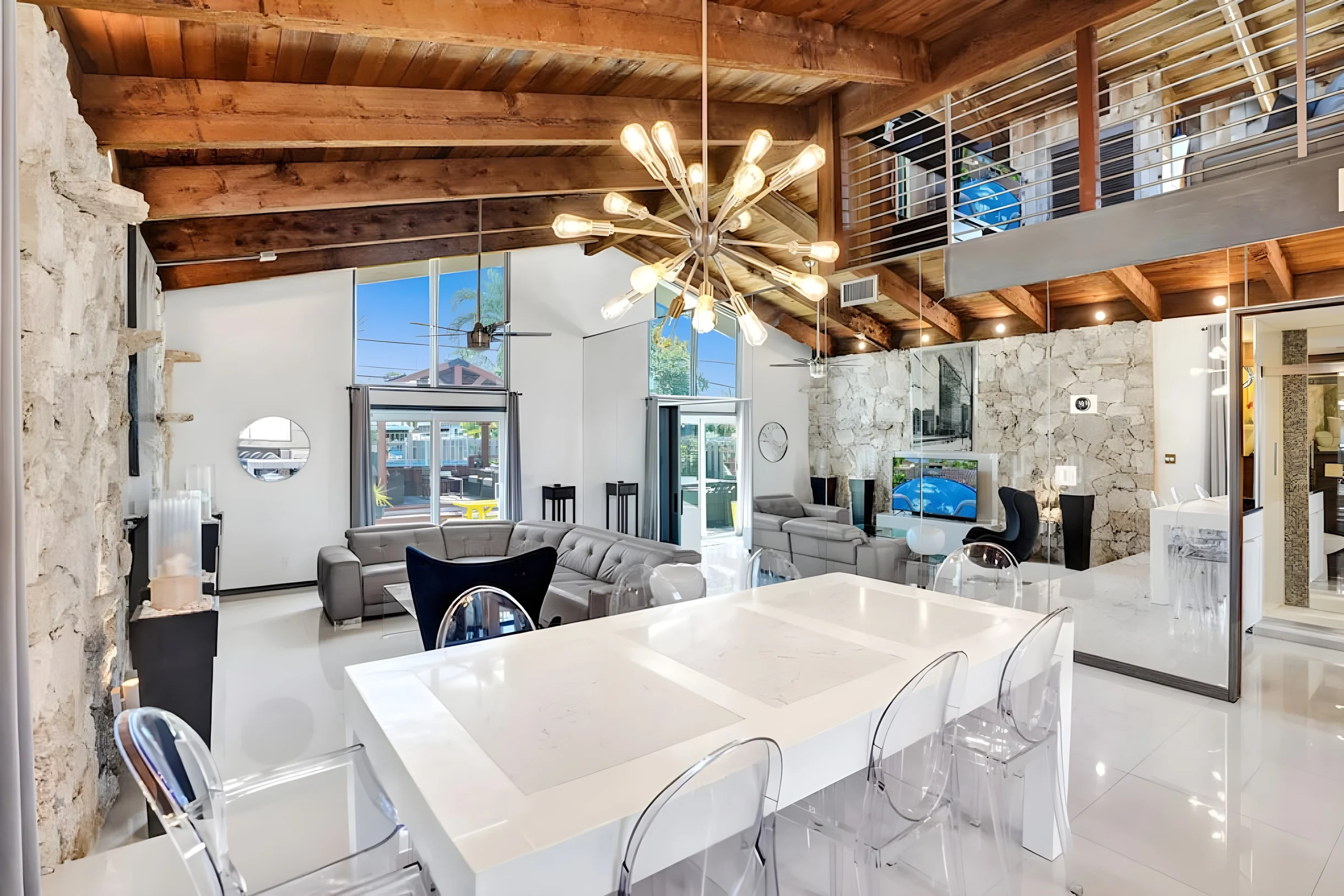 Mid-Century Chic | Pool & Hot Tub | Skyview Loft #29