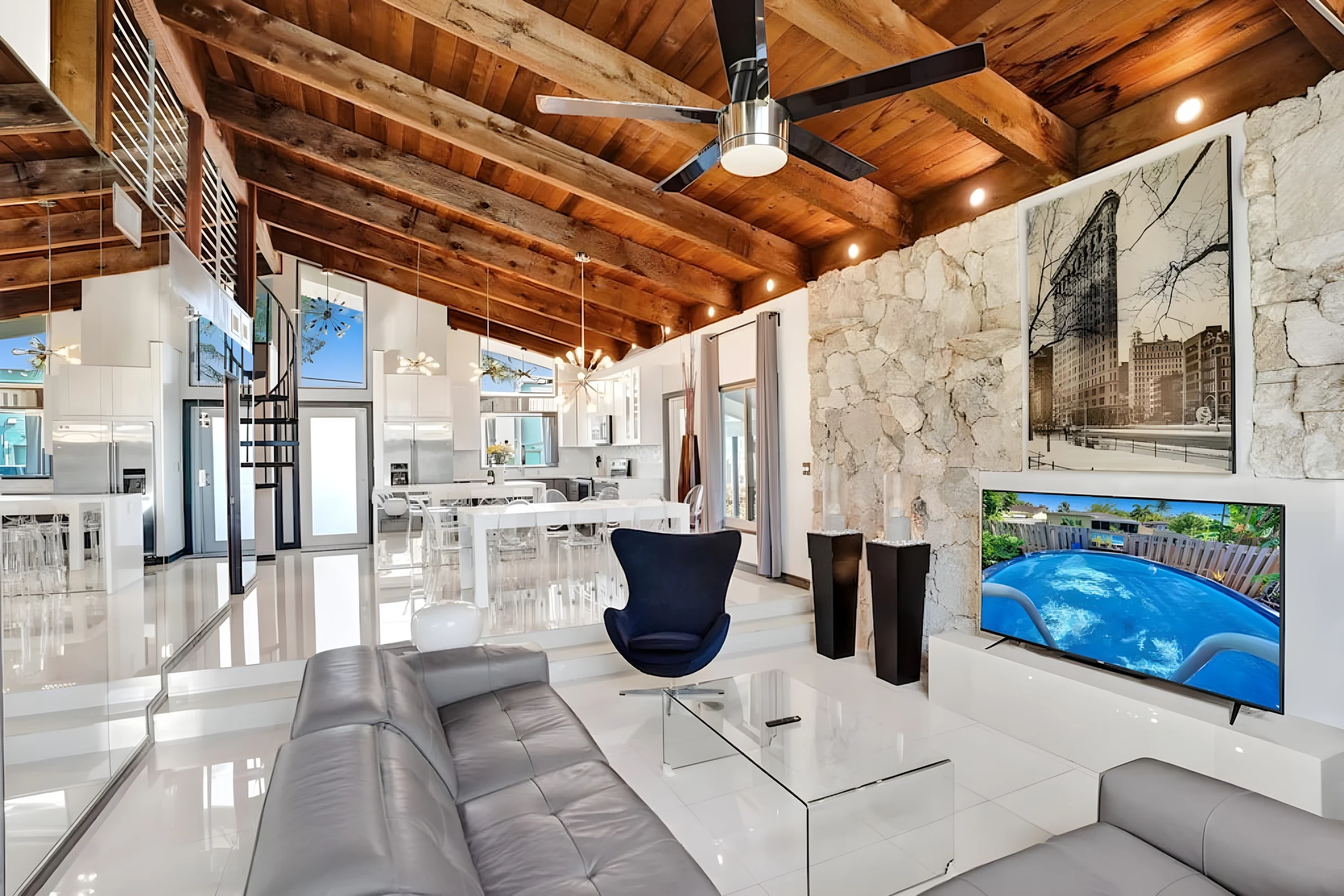 Mid-Century Chic | Pool & Hot Tub | Skyview Loft #38