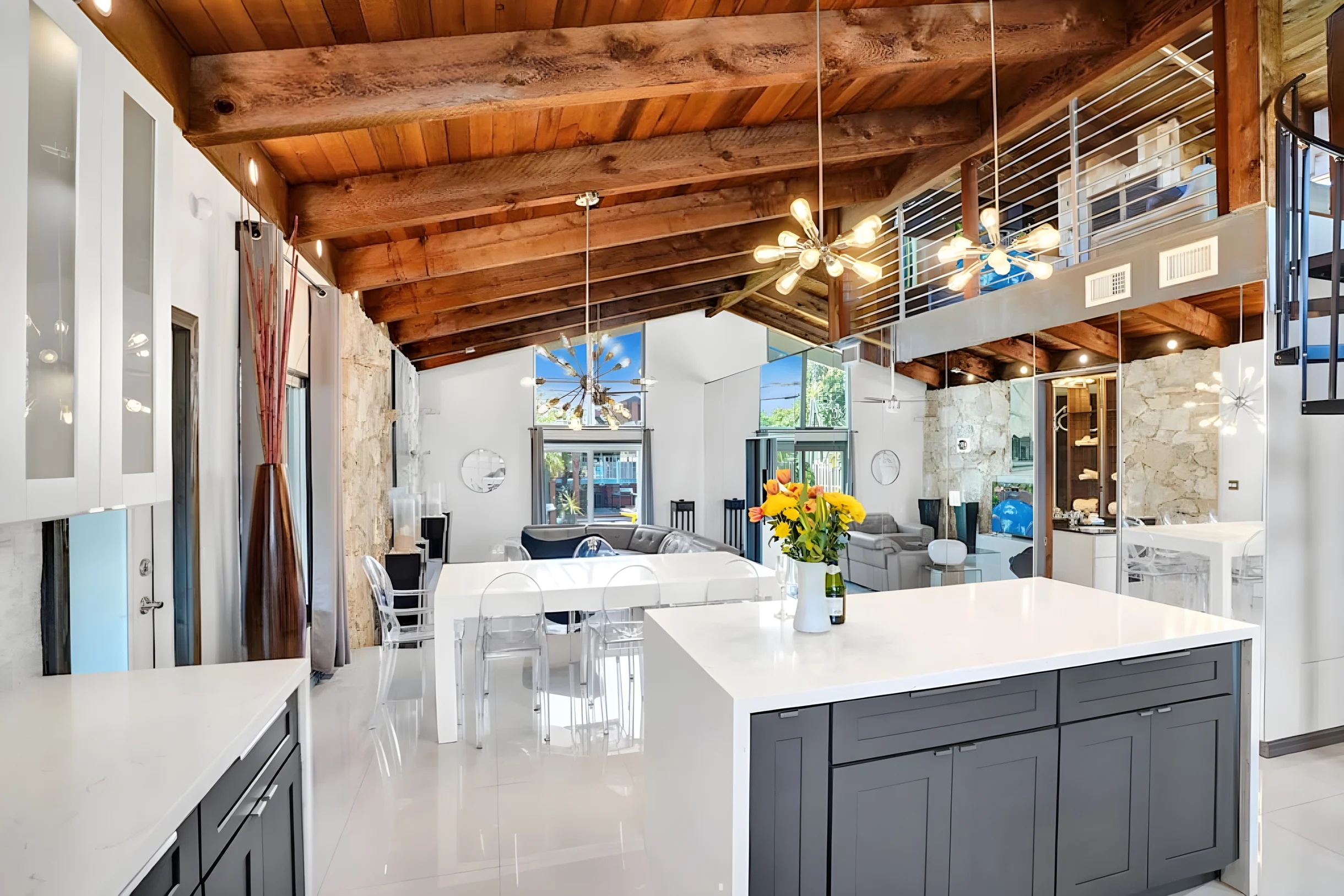 Mid-Century Chic | Pool & Hot Tub | Skyview Loft #33