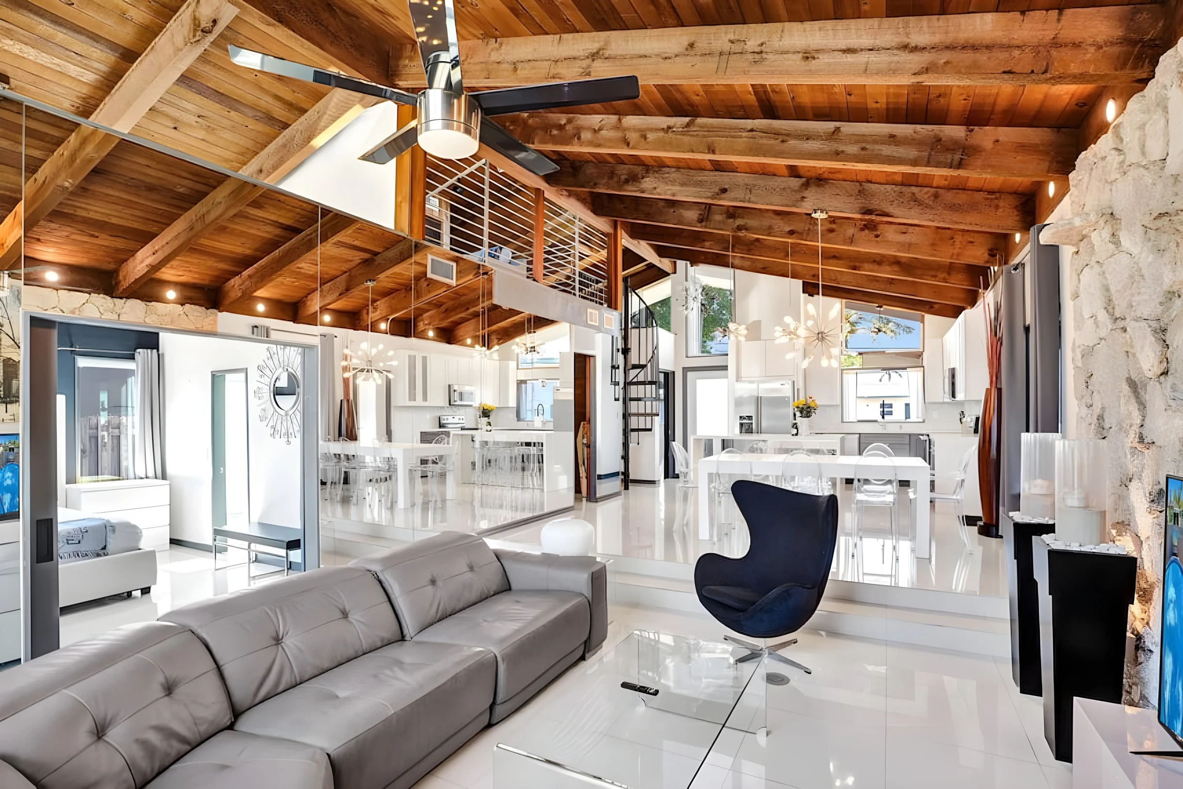 Mid-Century Chic | Pool & Hot Tub | Skyview Loft #35