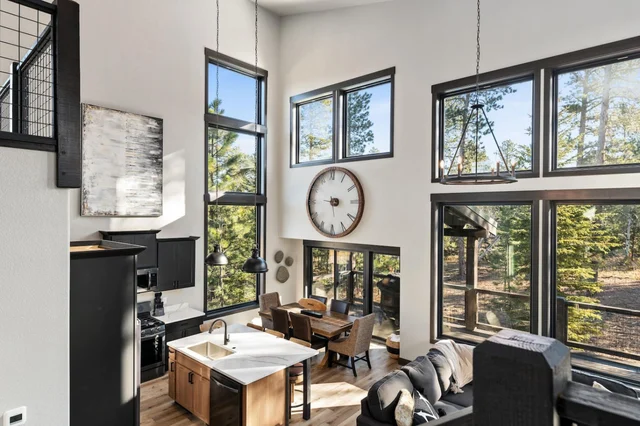 Huge Windows Modern Powderhouse Pass Home property photo 11