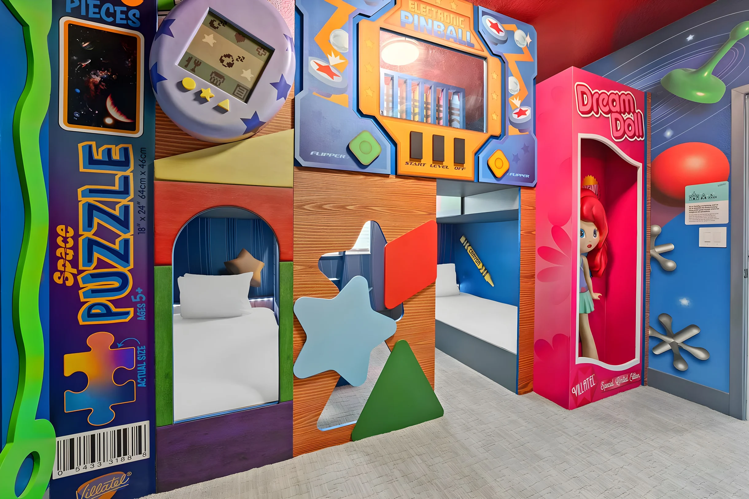 VOR5587AA:  9 Bed, Wizarding Wonderland, Toy Box, Theater #53