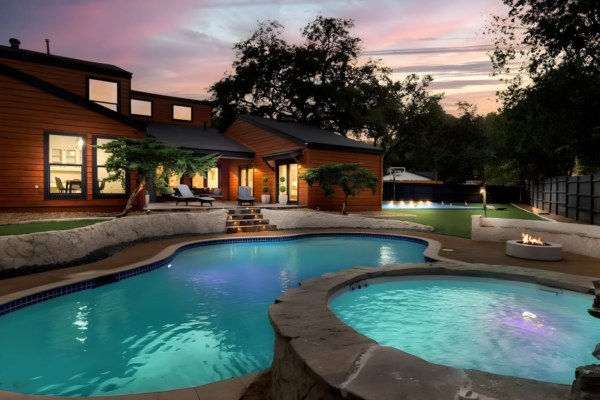 Oak Villa | Golf | Pool & Spa | Cinema, Basketball #4