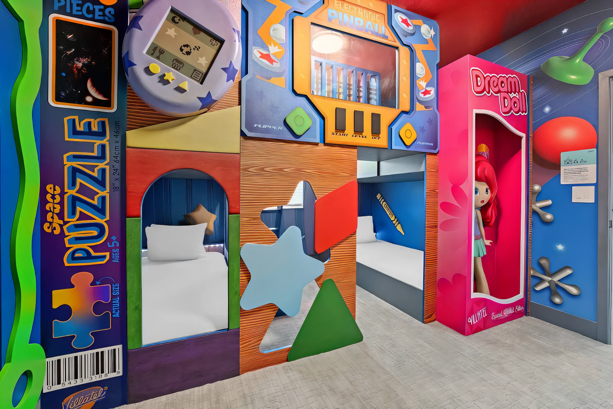 VOR5659AA: 9 Bed, Wizarding Wonderland, Toy Box, Theater #21