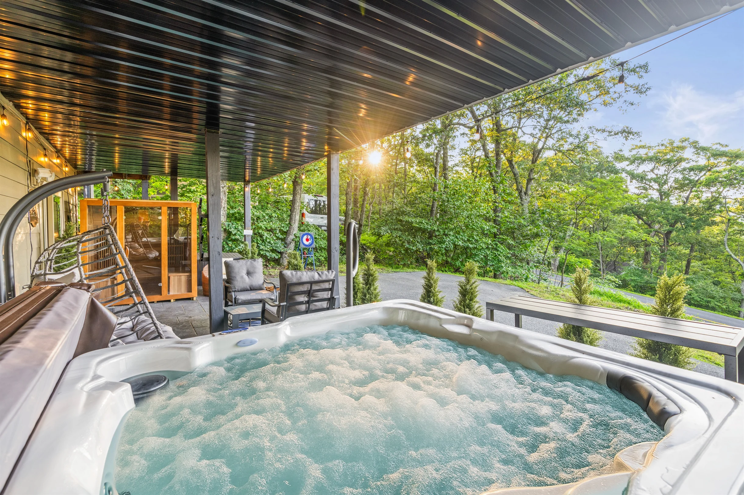 FamilyFun+Wellness:HotTub Sauna Massage Chair #14