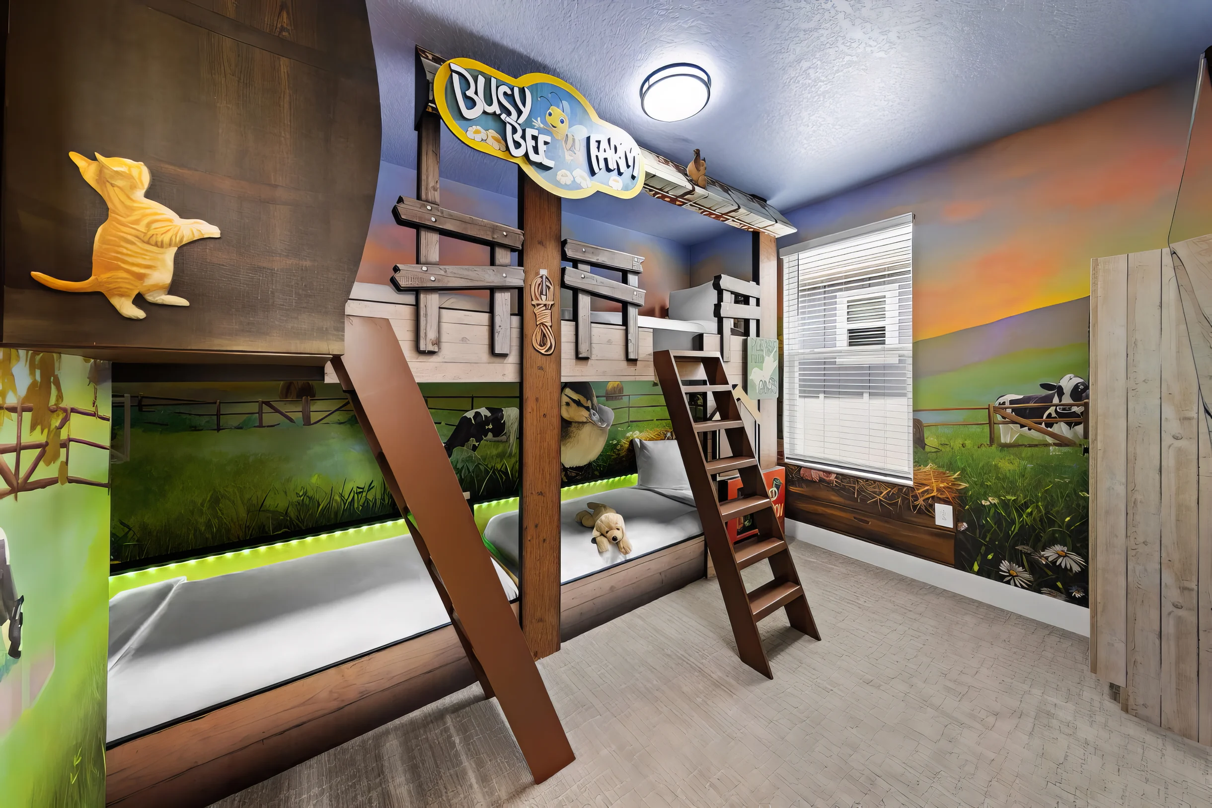 VOR4711HW: 7 Bed, Bricktopia, Petting Zoo, Gaming Nook #44