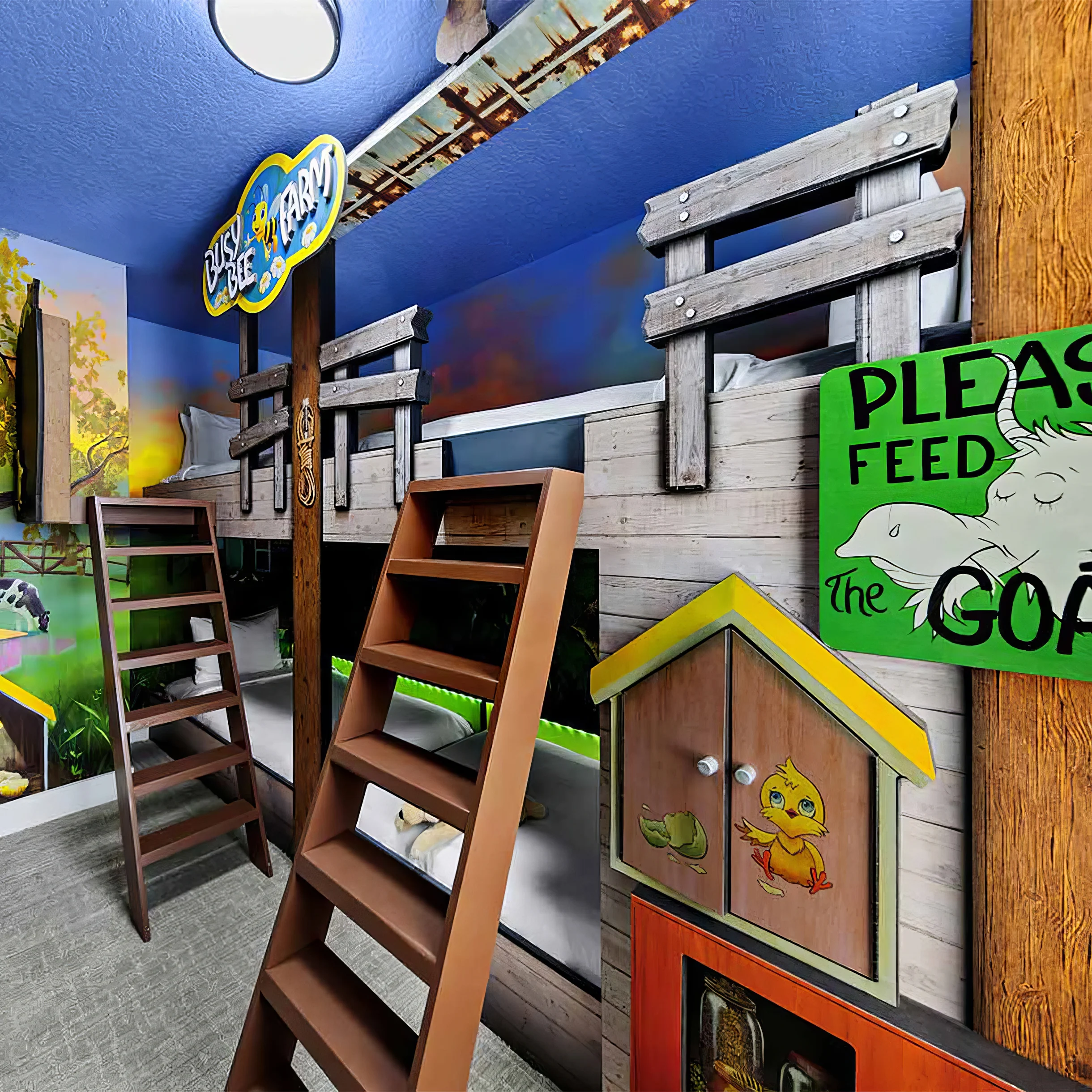 VOR4767HW: 7 Bed, Bricktopia, Petting Zoo, Gaming Nook #36