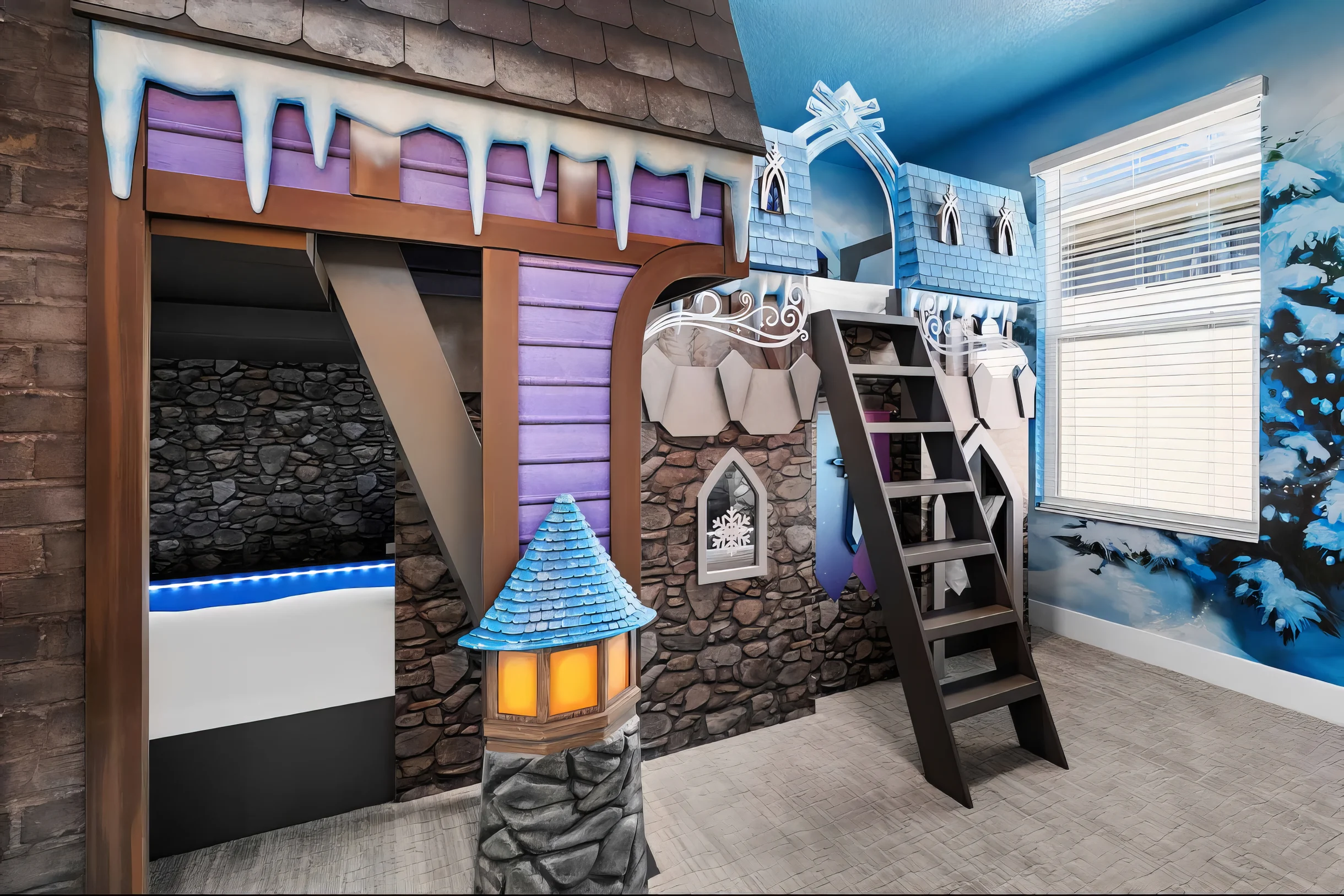 VOR4833PP: 7 Bed, Superhero City, Toy Box, Gaming Nook #8