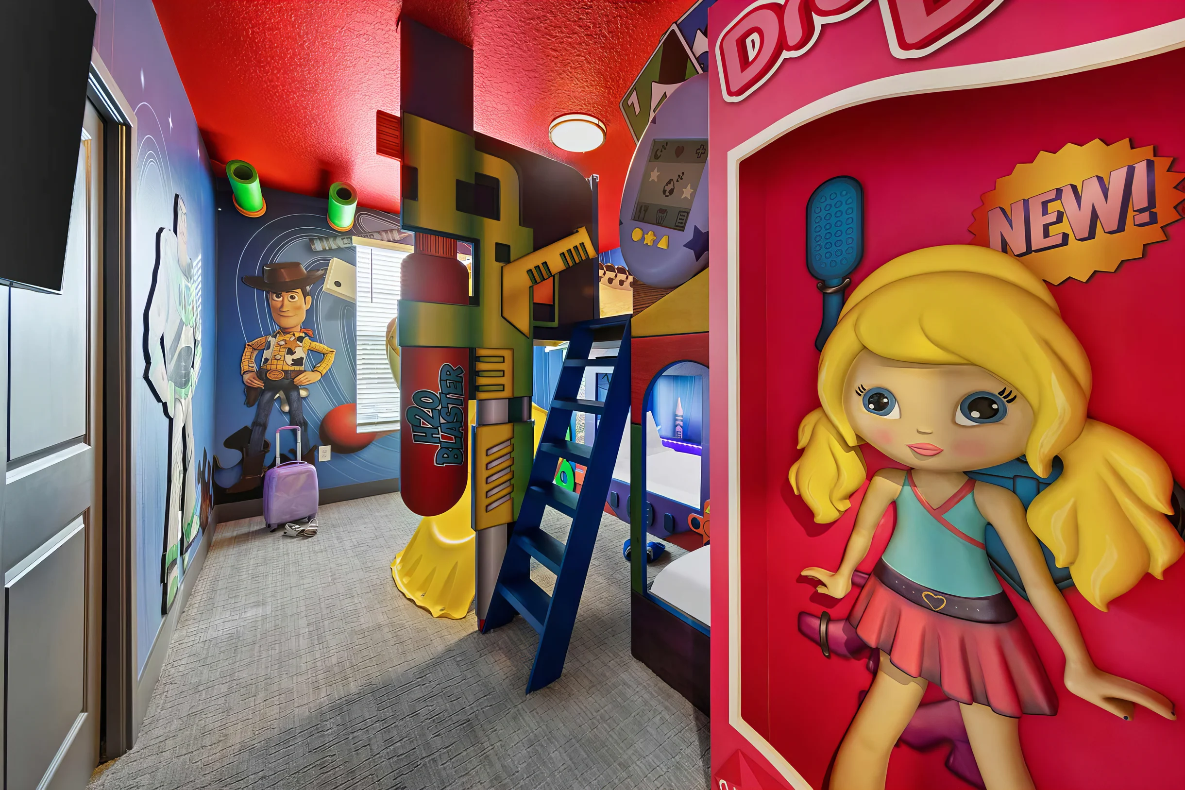 VOR4887PP: 6 Bed, Toy Box, Gaming Loft #16