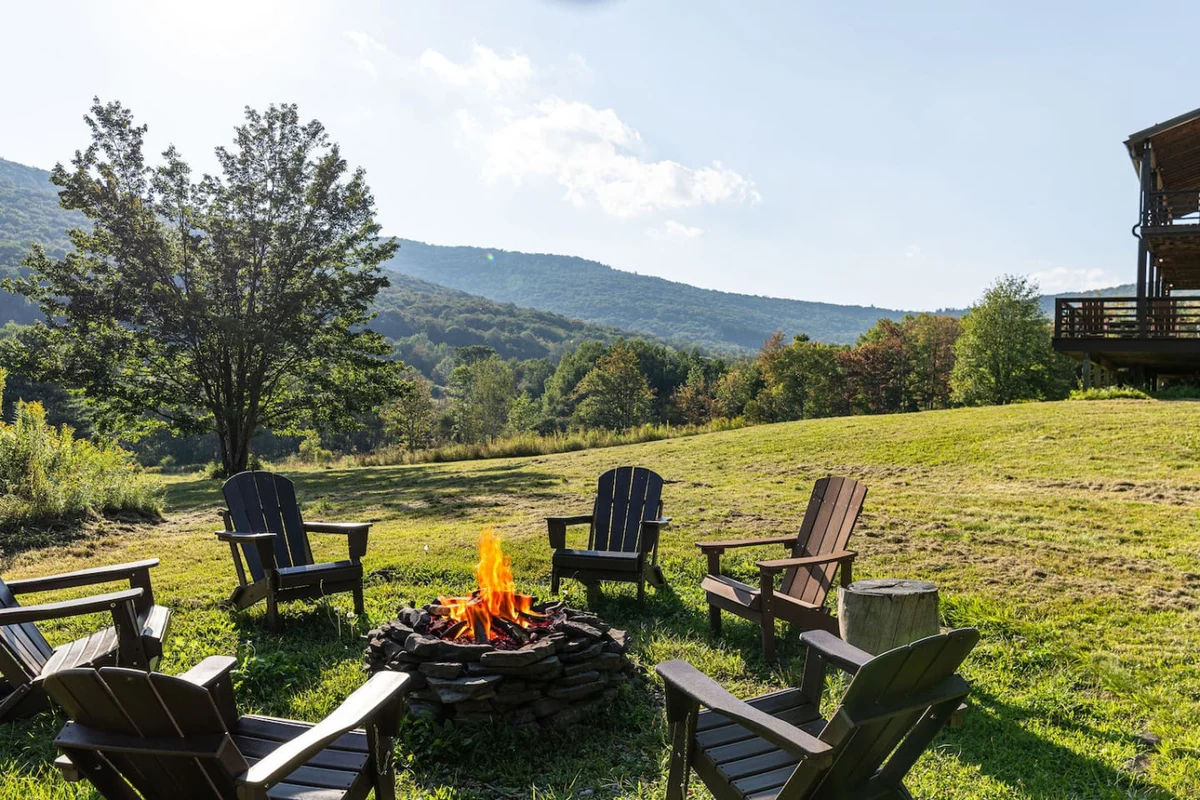 Secluded Catskills • 20 Acres, Views + Fire Pit #45