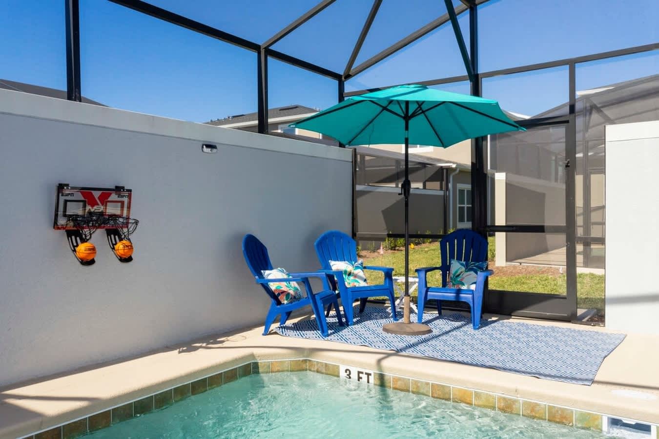 Wonderful 5 Bd Private Pool at Storey Lake Resort