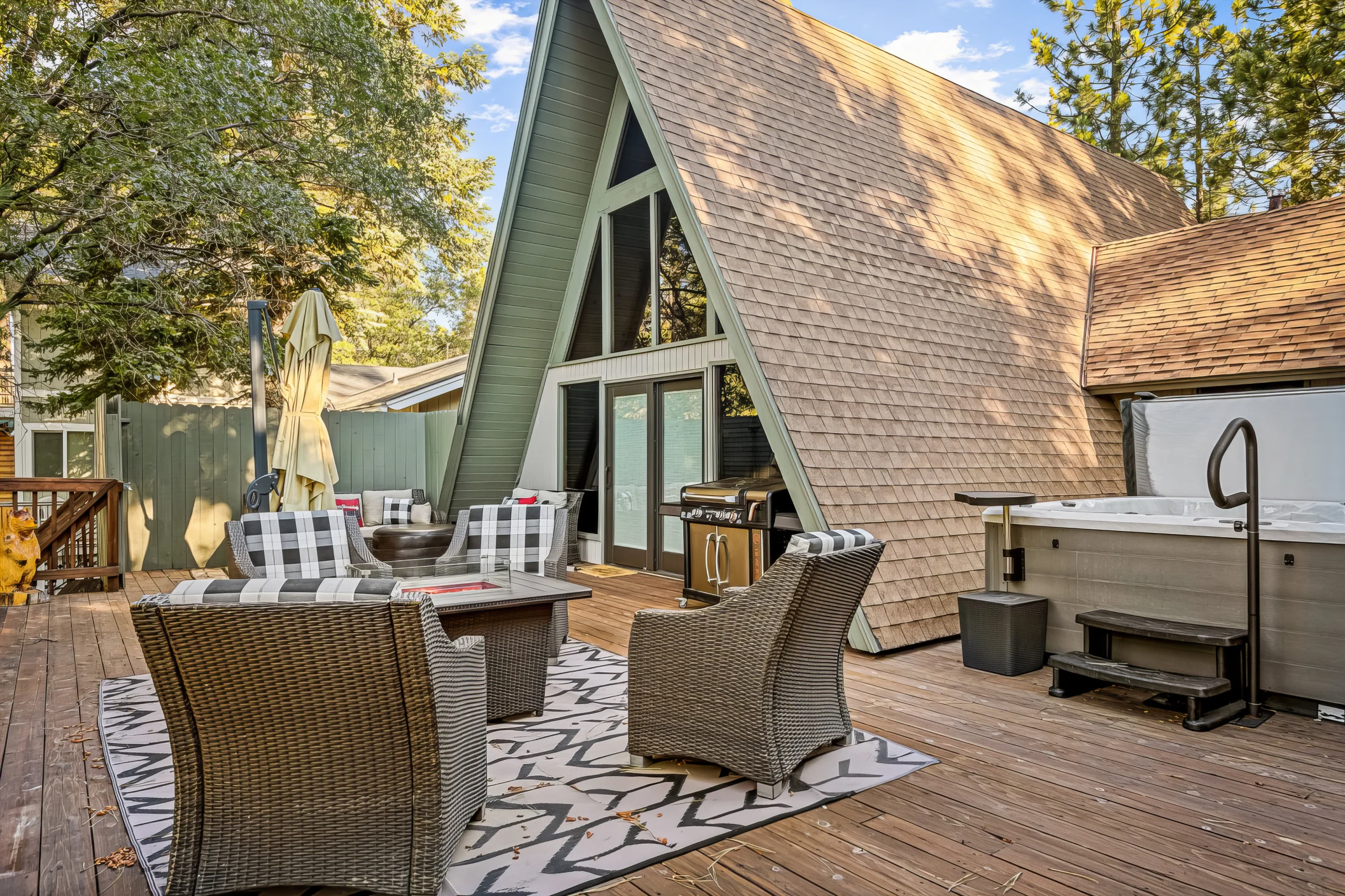 Treehouse Cottage A-Frame + Games + Spa + BBQ #45