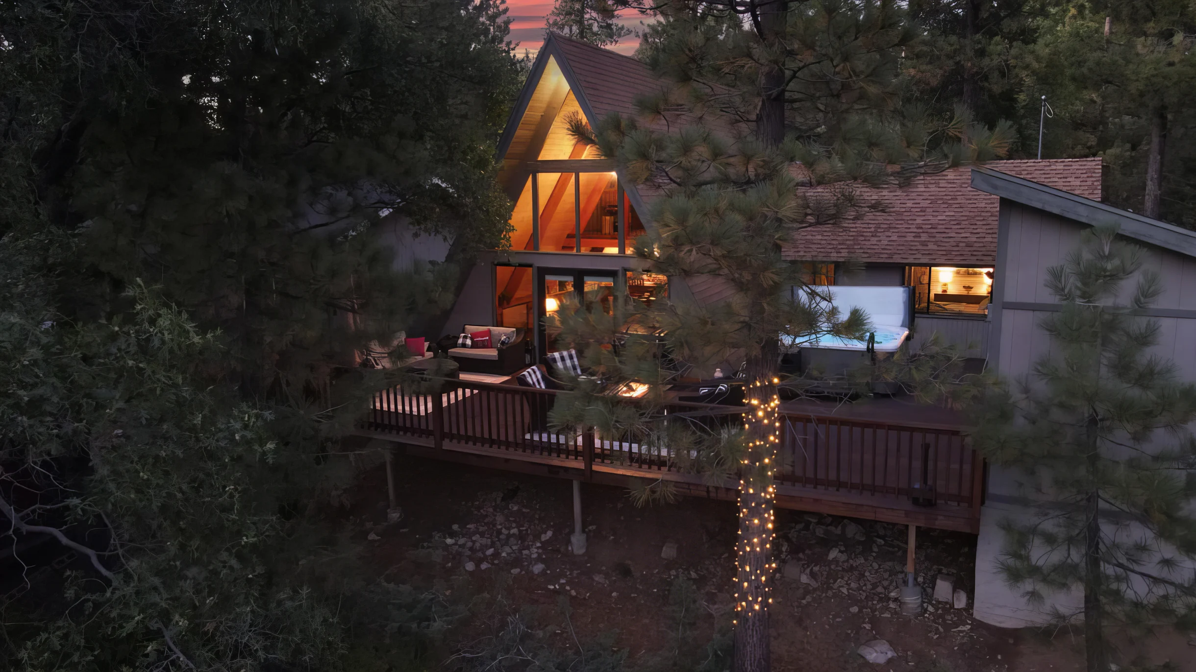 Treehouse Cottage A-Frame + Games + Spa + BBQ #25
