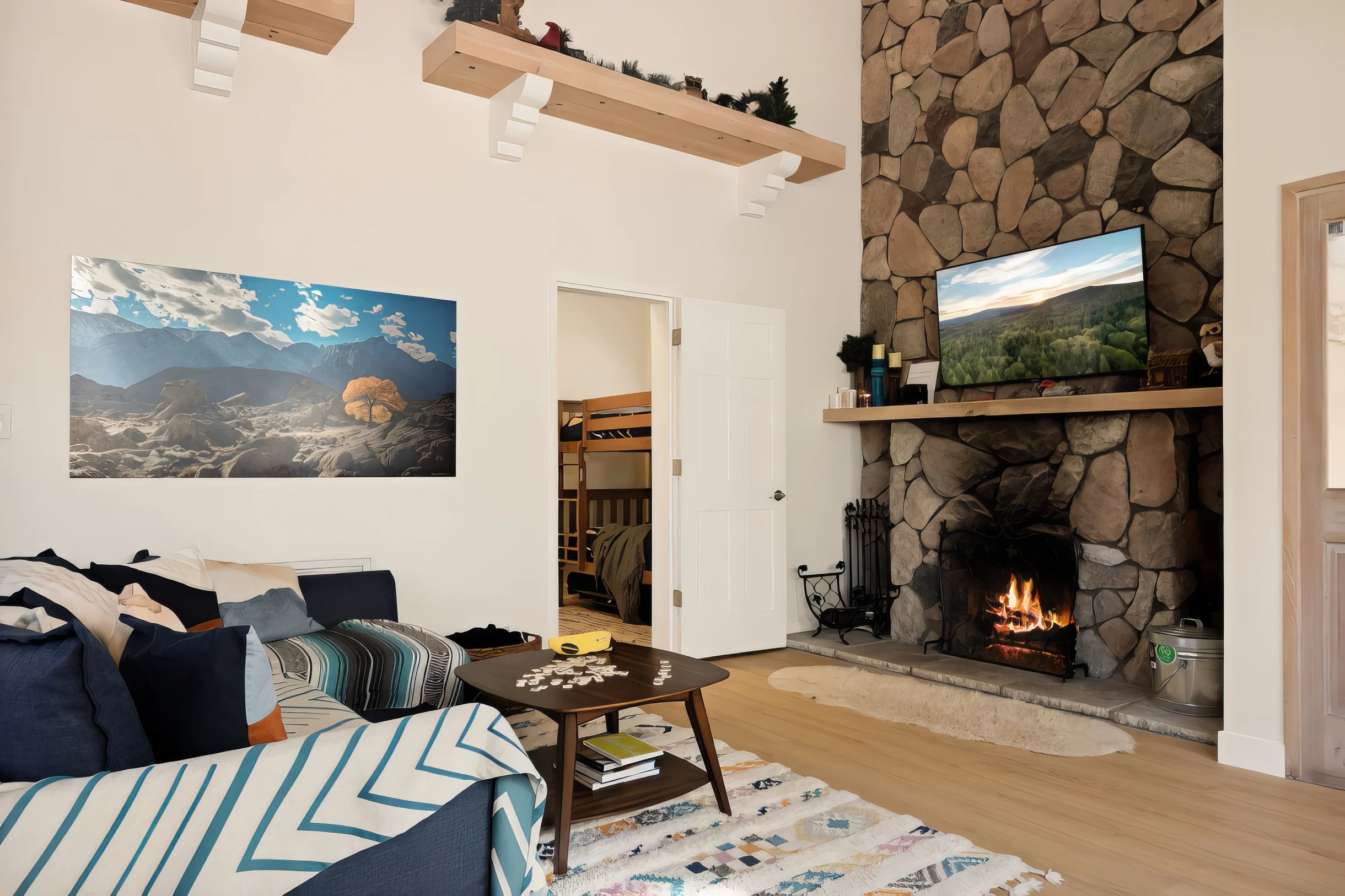 2BR Acorn Cottage w Fireplace, Hot Tub & BBQ #29