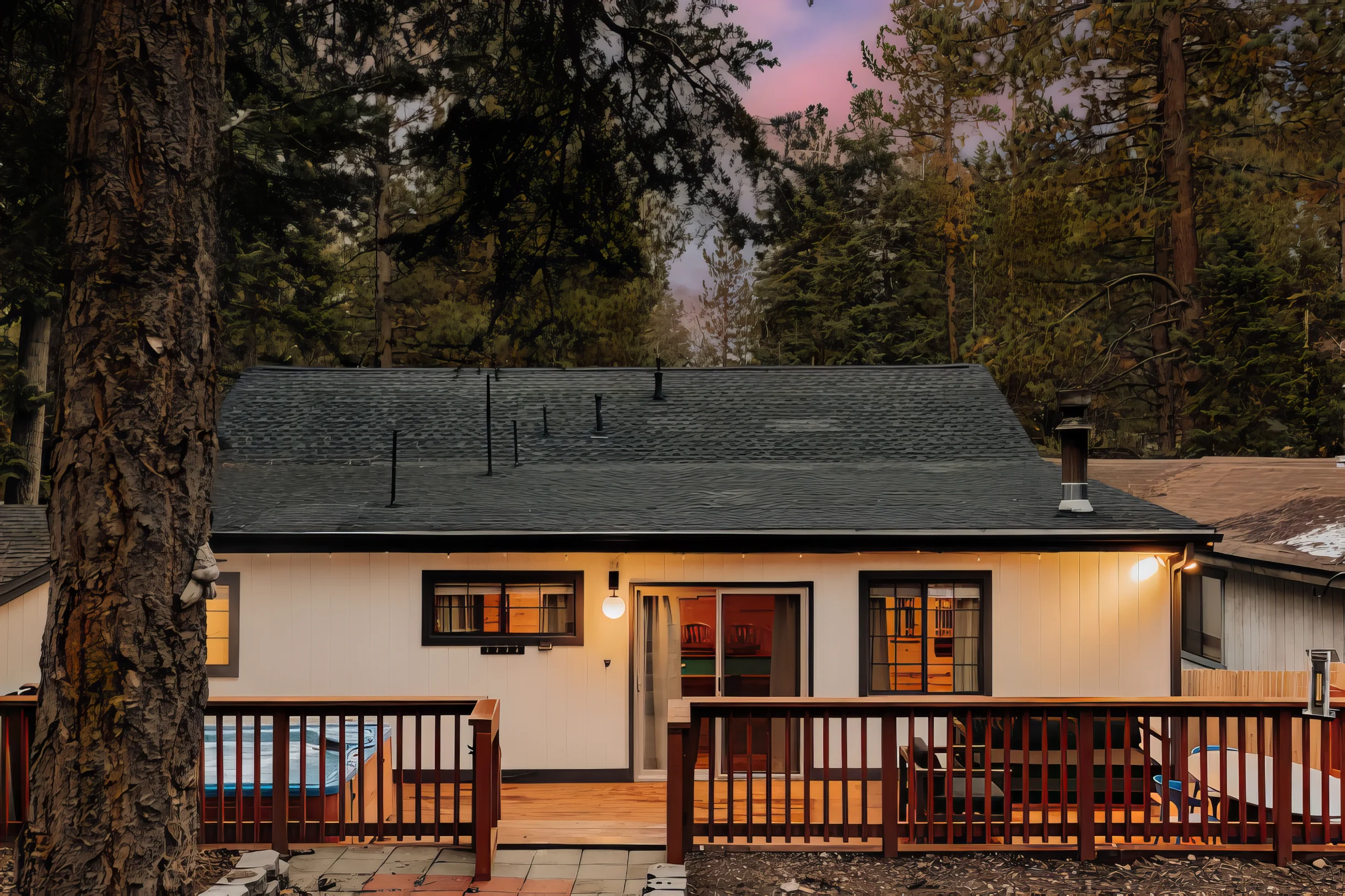 Stylish Sylvan Glen Chalet w  Hot Tub, Pool Table #45