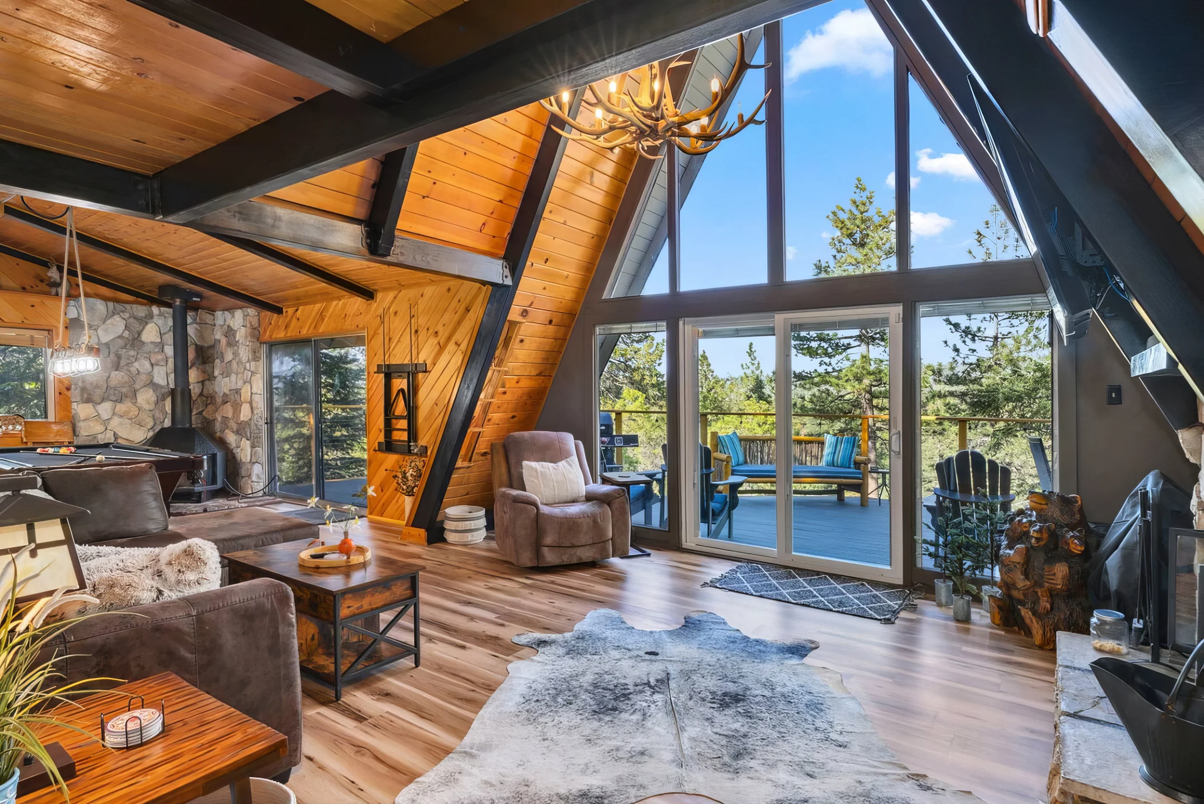 A Frame Slope Chalet |Mountain Views and Hot Tub #34