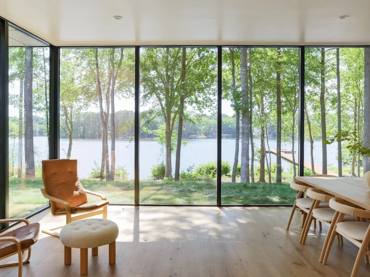 Designer's Glass Waterfront Lakehouse #63