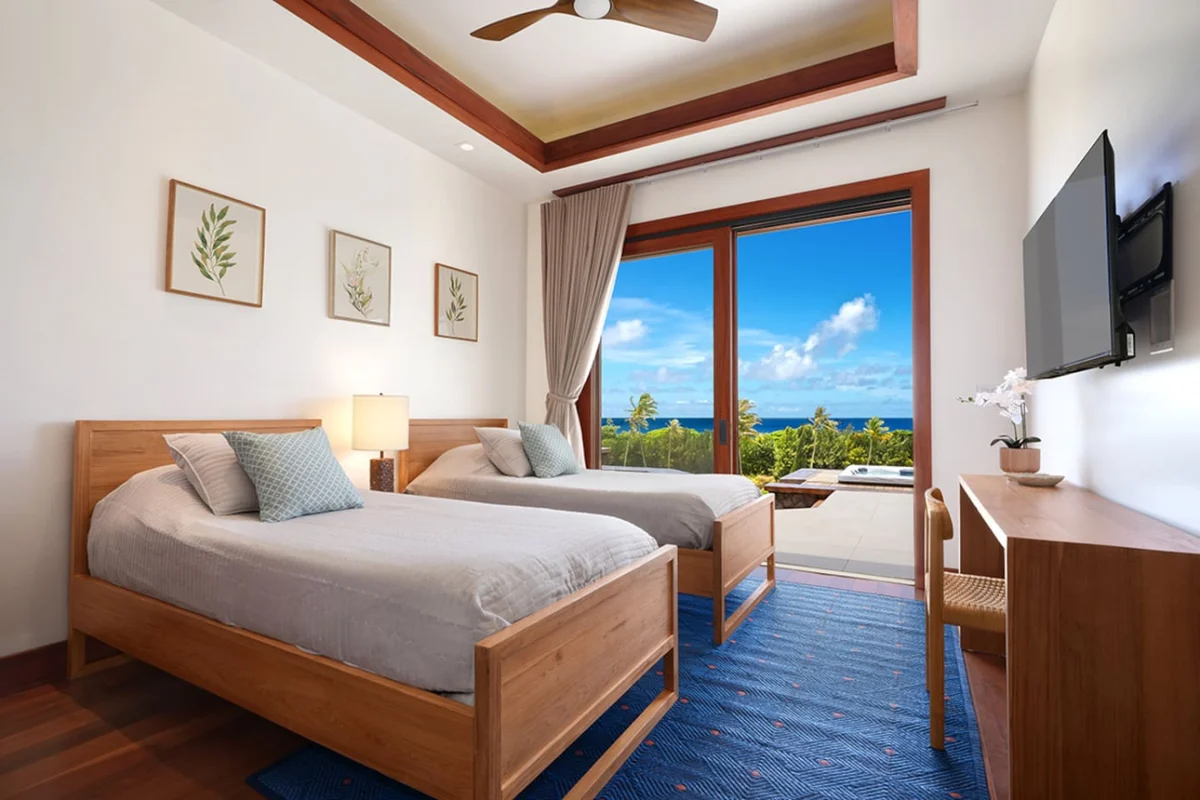 Kauai Oasis Luxe Ocean View, Pool SPA AC Sleep22 #114