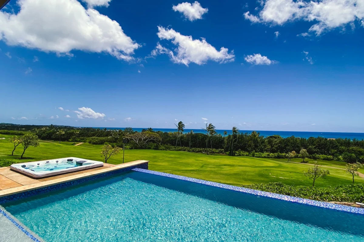 Kauai Oasis Luxe Ocean View, Pool SPA AC Sleep22 #139