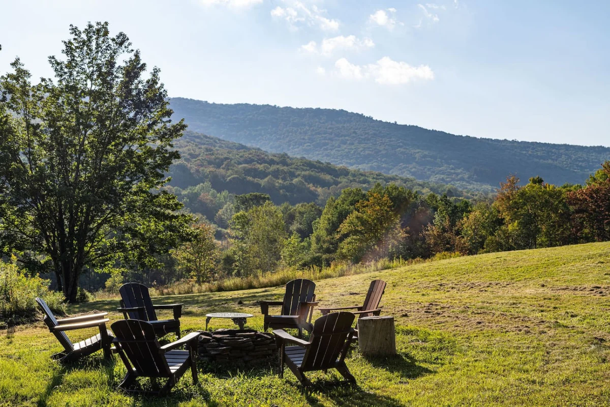 Secluded Catskills • 20 Acres, Views + Fire Pit #100
