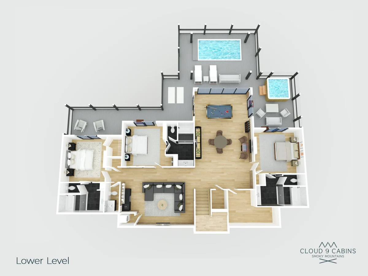 Private Pool/Hot Tub/VIEWS/Game Room/Theater/Luxury - Jackpot #182