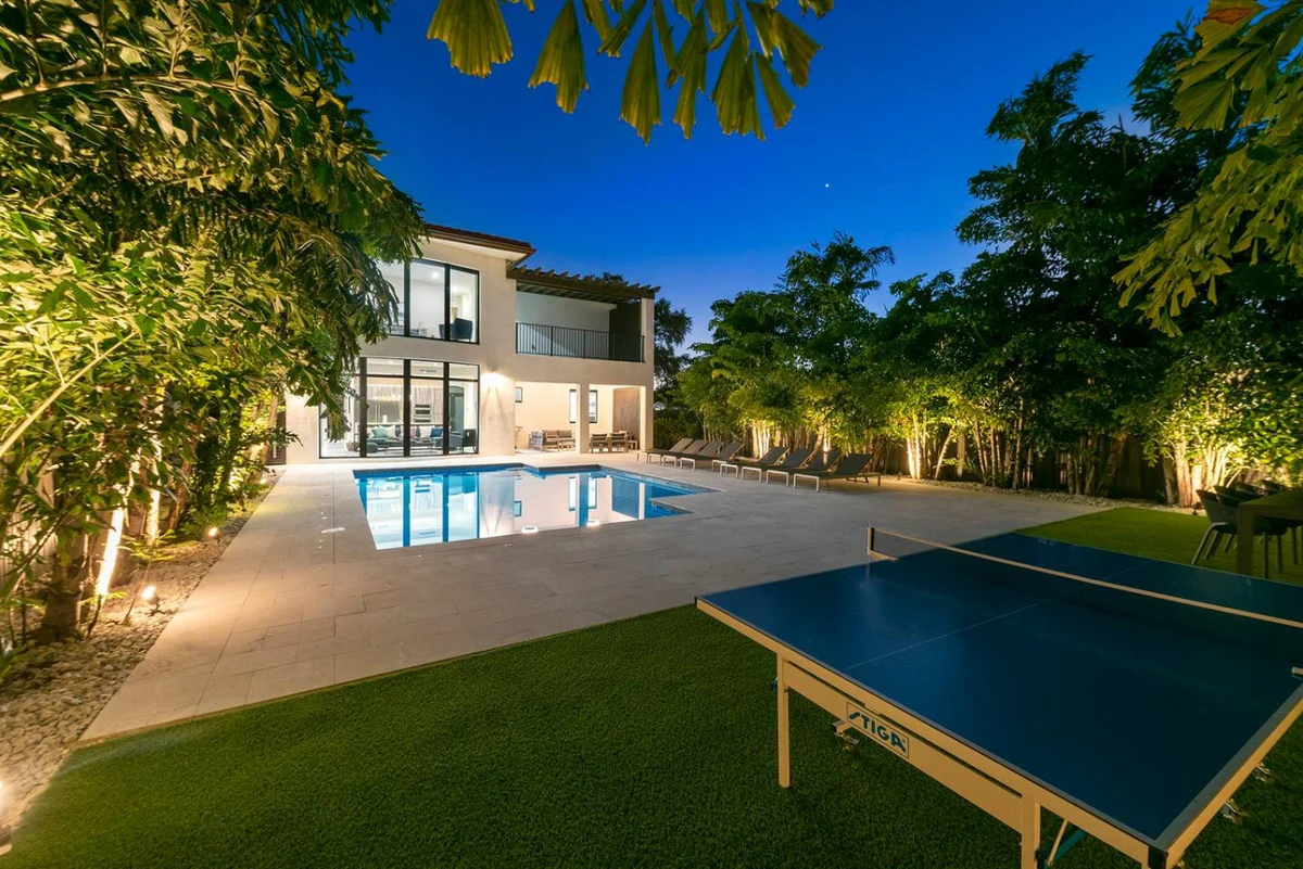 Modern Mediterranean Villa w/ Pool & Games #56