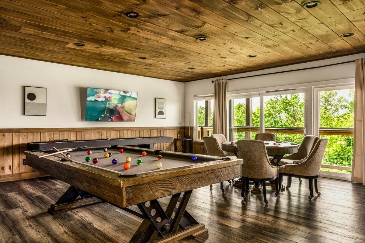 Swim Spa/Views/Gameroom/Theater/Luxe Design - Rabbit Run #214