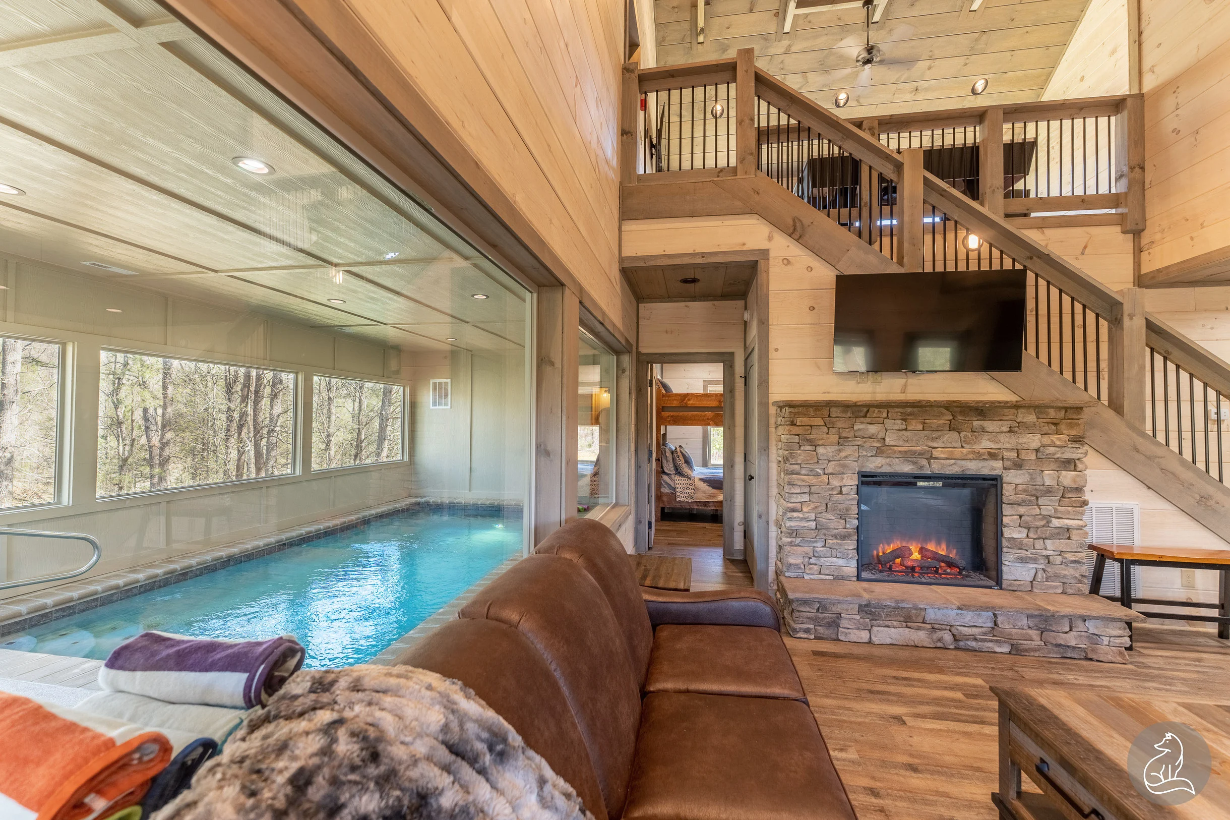 Private Getaway on 3 Acres 5BR Loaded 4King Suites Indoor Pool Theater Game Rm #50