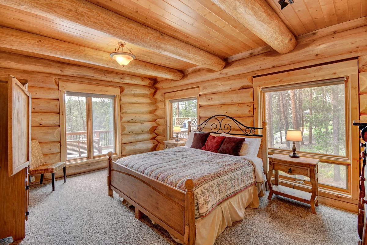 Mountain View Log Home #33