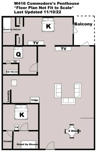 W416 - The Commodore's Penthouse #73