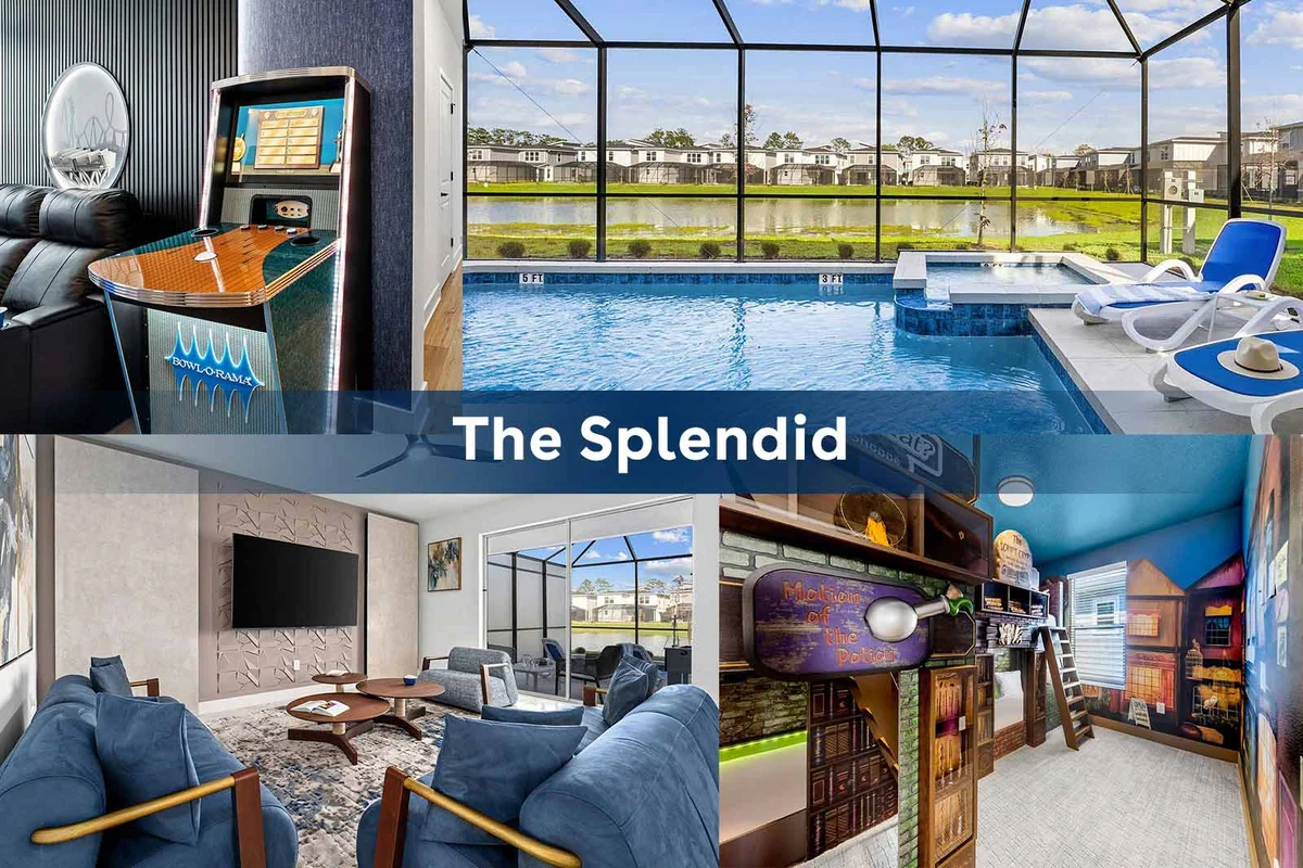 VOR4881PP: 7 Bed, Jungle Jamboree, Wizarding Wonderland, Gaming Nook #84