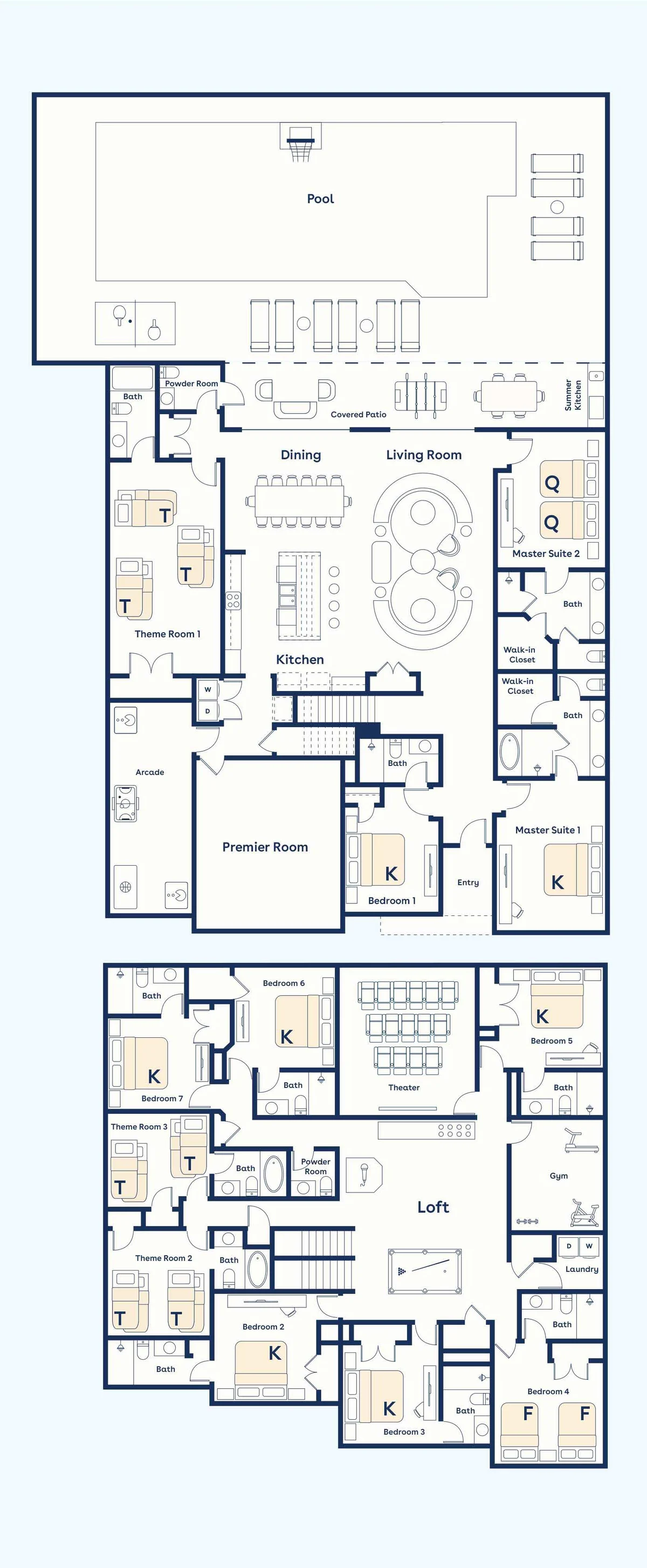 1782OB - 12 Bed - Playful Palace - ST064 #67