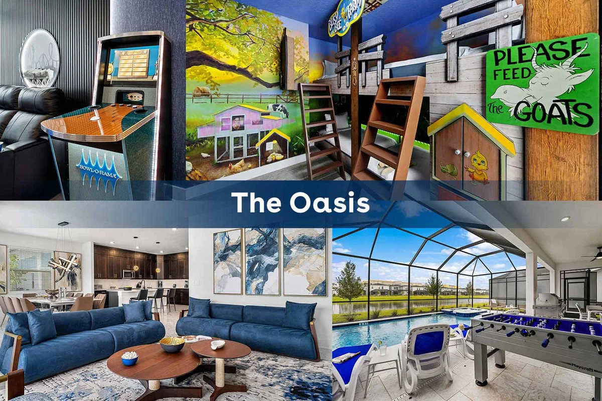 VOR4632TD: 7 Bed, Bricktopia, Petting Zoo, Gaming Nook #59