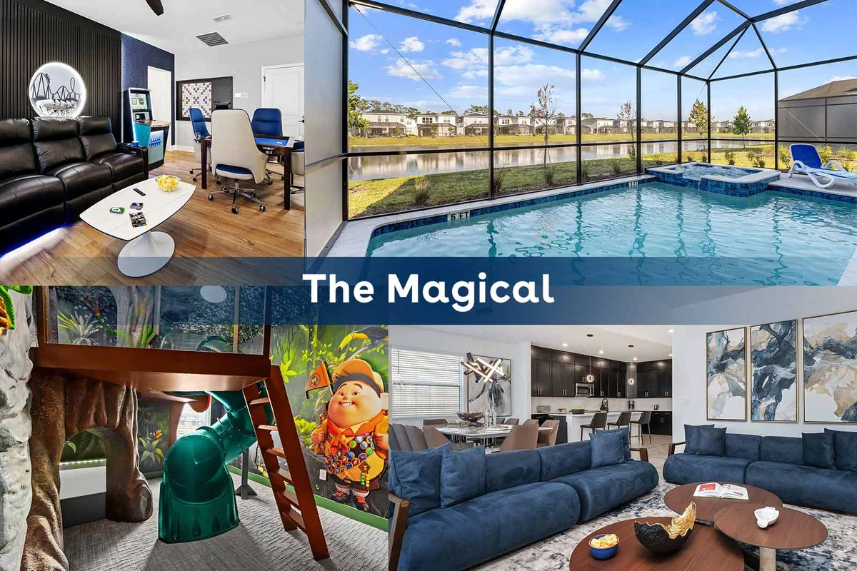 VOR4821PP: 7 Bed, Jungle Jamboree, Wizarding Wonderland, Gaming Nook #67