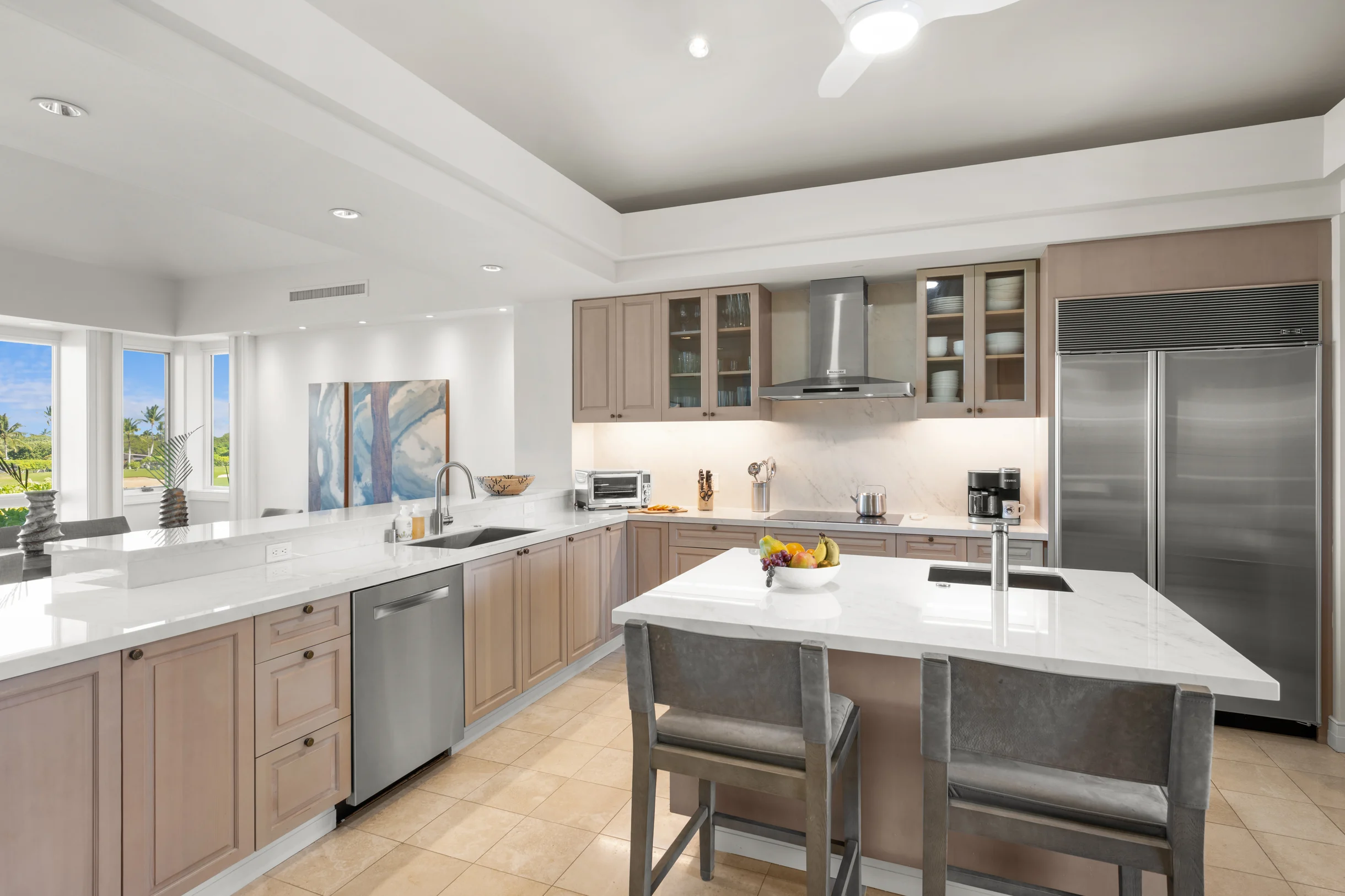 3BD Palm Villa (130B) at Hualalai Resort #66