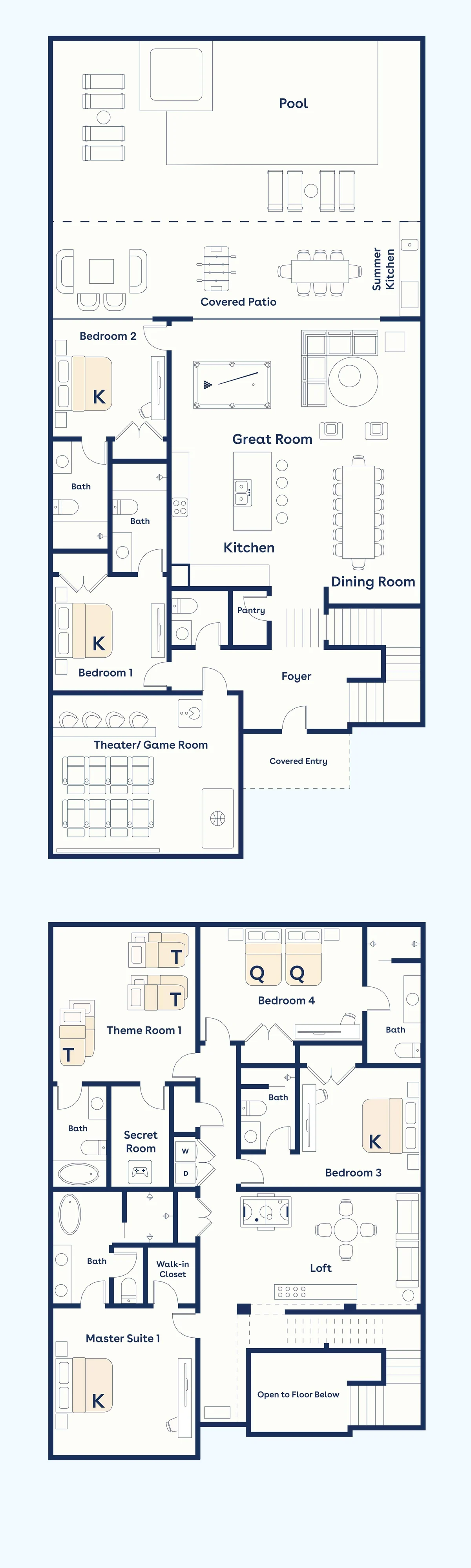 2121PO - 6 Bed - Pirate's Hideaway - ST052 #94