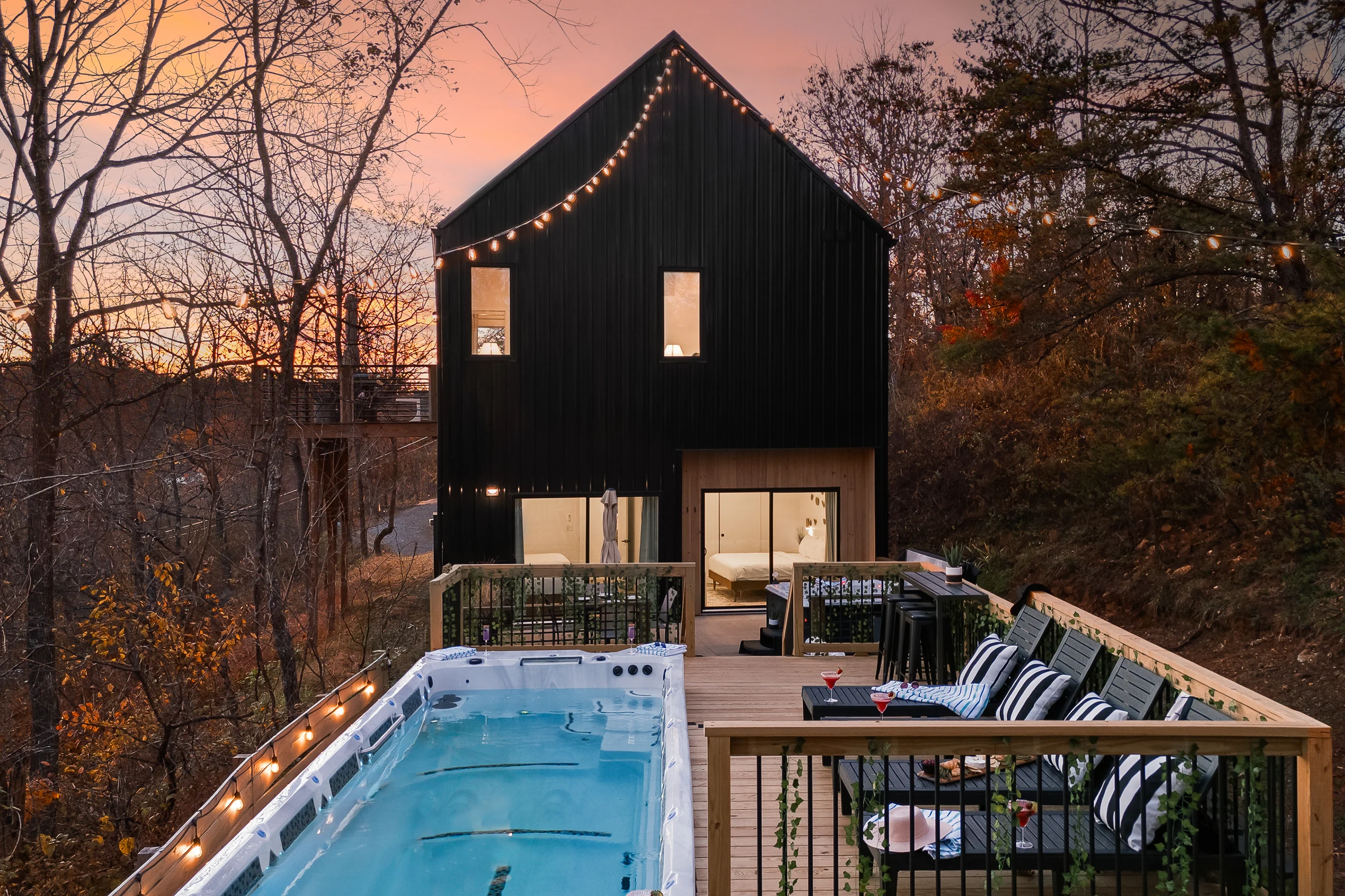 Heated Pool + Hot Tub + Cold Plunge • Asheville Spa Retreat • Gallery House #53