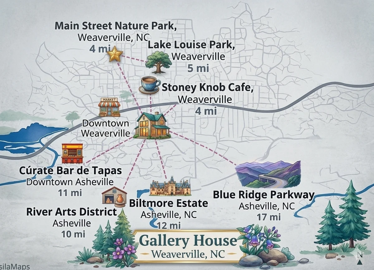 Heated Pool + Hot Tub + Cold Plunge • Asheville Spa Retreat • Gallery House #72