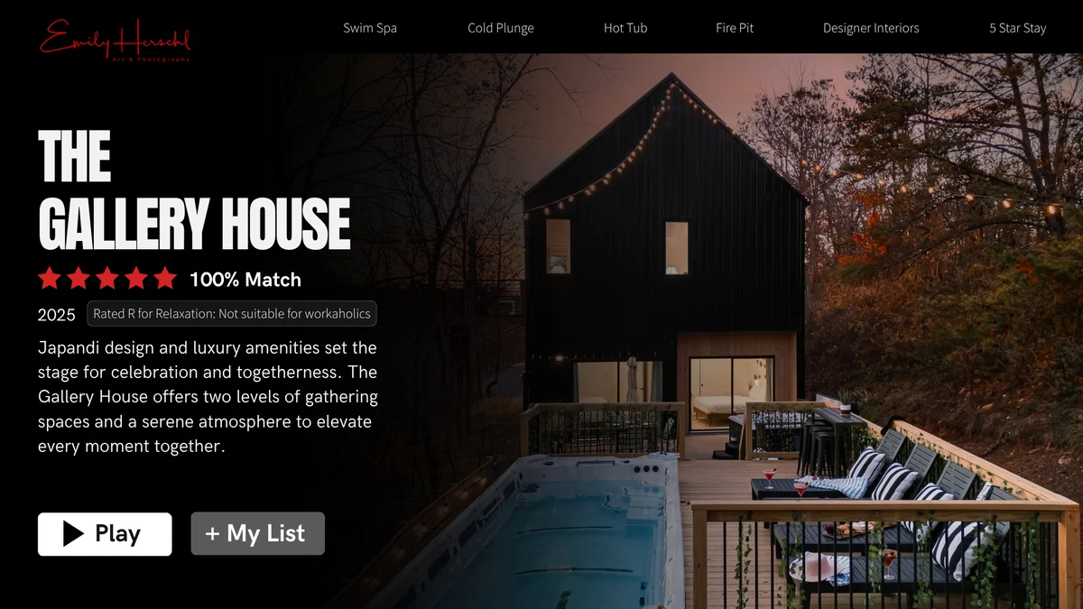 Heated Pool + Hot Tub + Cold Plunge • Asheville Spa Retreat • Gallery House #86