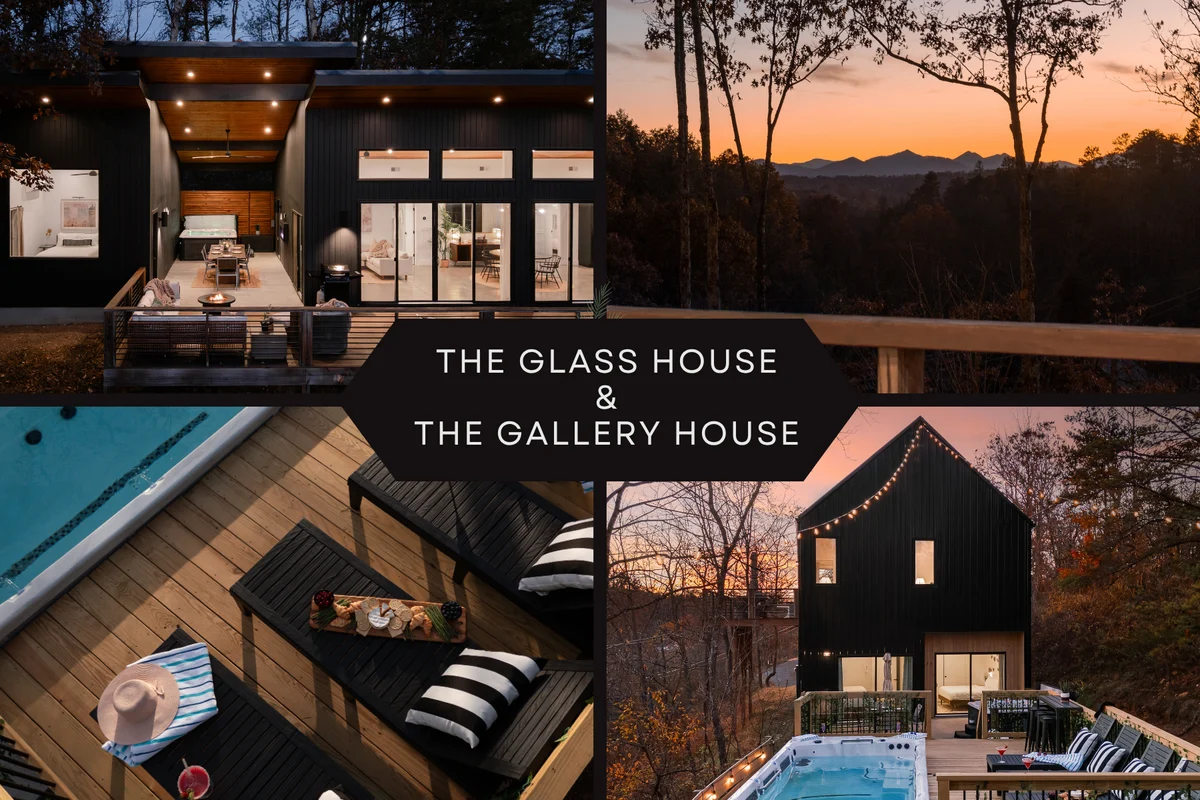 Heated Pool + Hot Tub + Cold Plunge • Asheville Spa Retreat • Gallery House #79