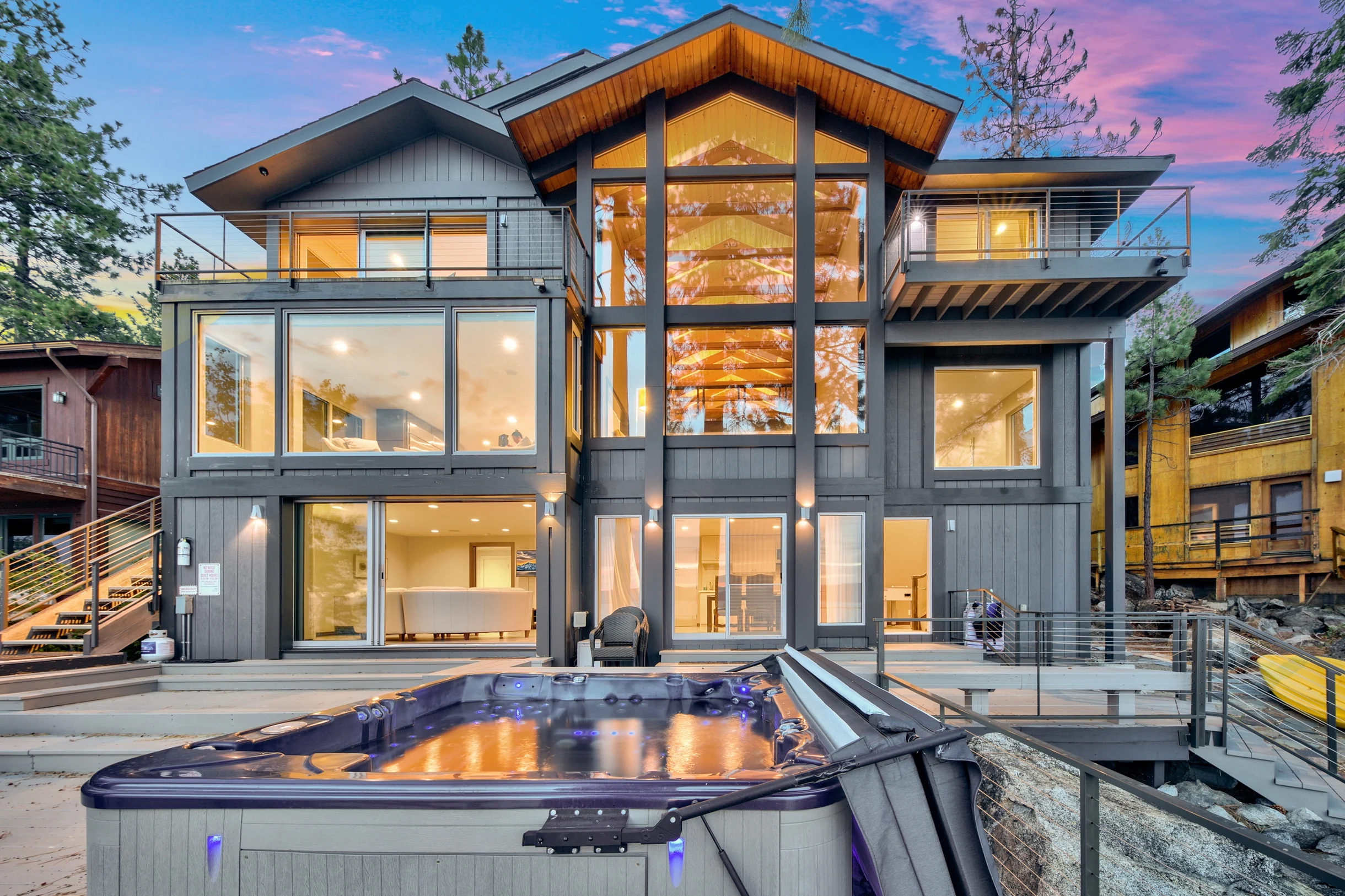 Lake Tahoe lakefront Home of the Stars Lx96 #80