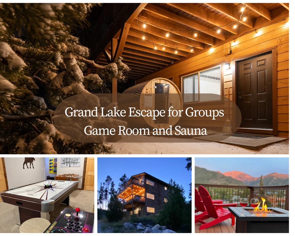 Amazing View! Sauna 1 Block to Downtown 5BR Sleeps16 with 2 King Suites Game Rm #40